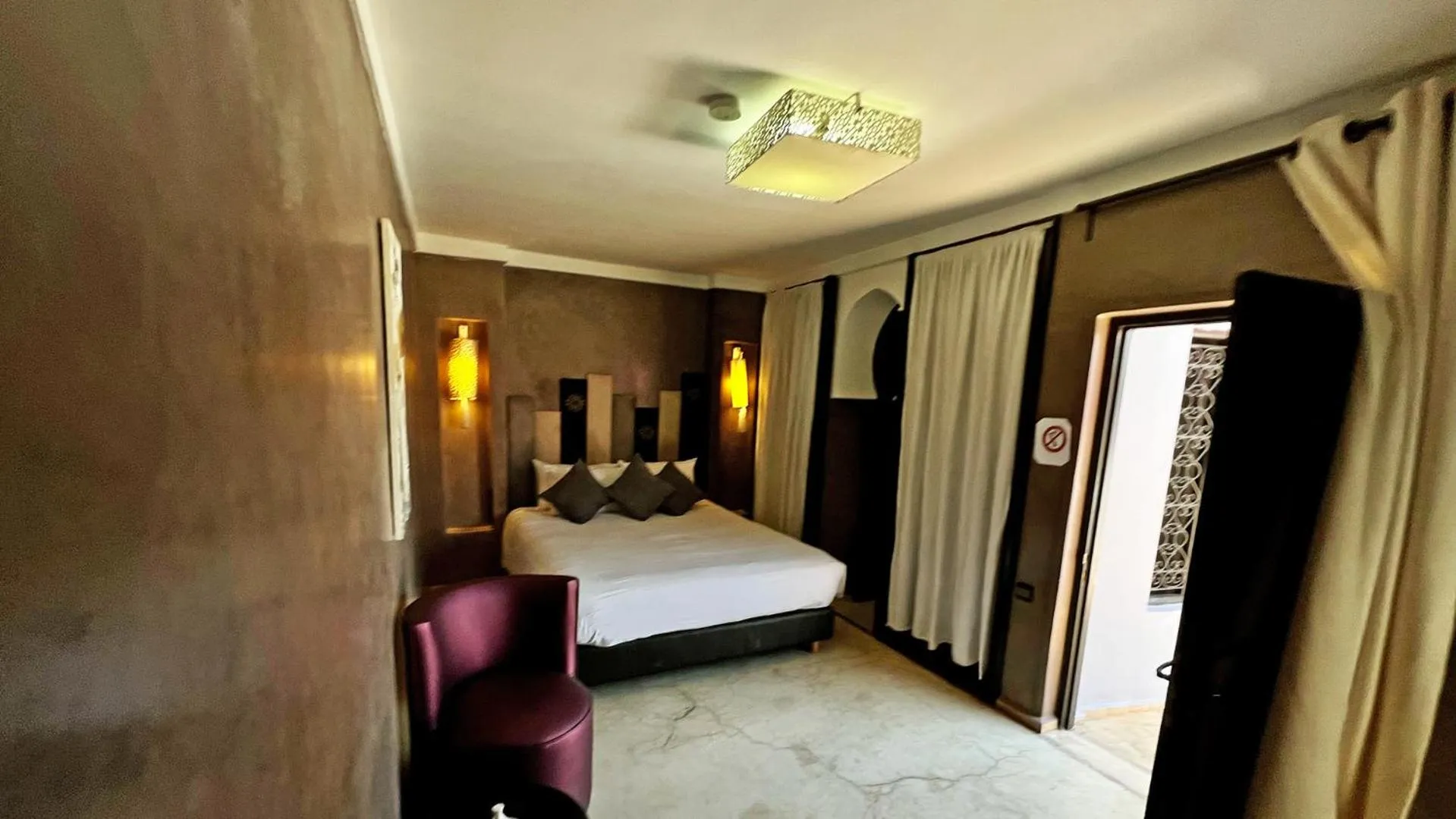 Bed in Riad Pourpre Medina