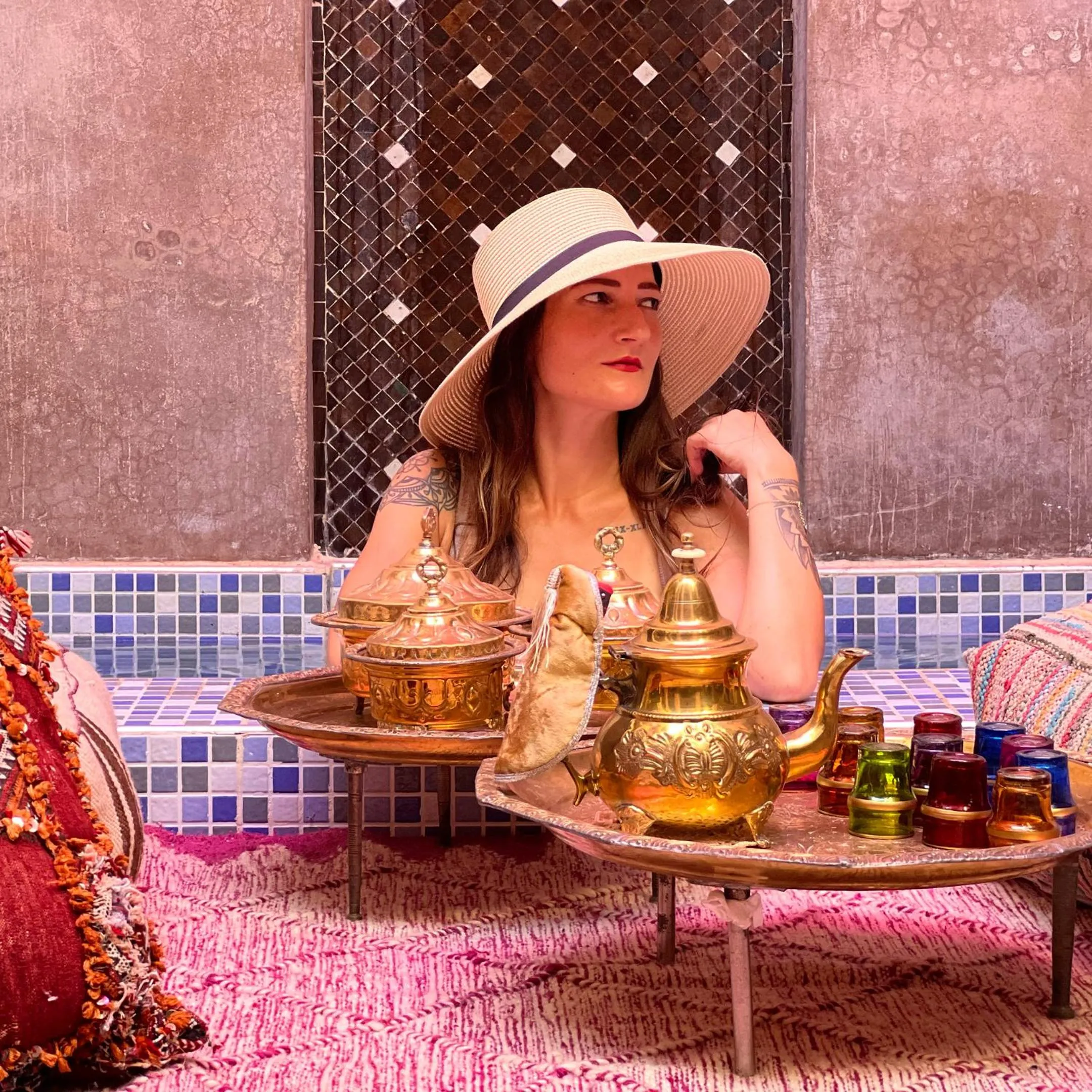 Drinks in Riad Pourpre Medina