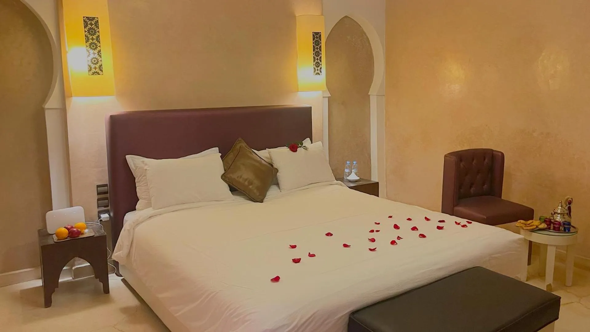 Bed in Riad Pourpre Medina