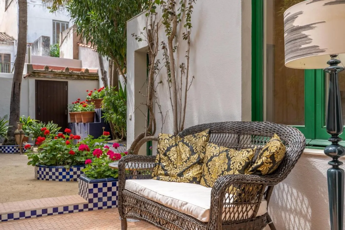 Garden view in El Petit Palauet