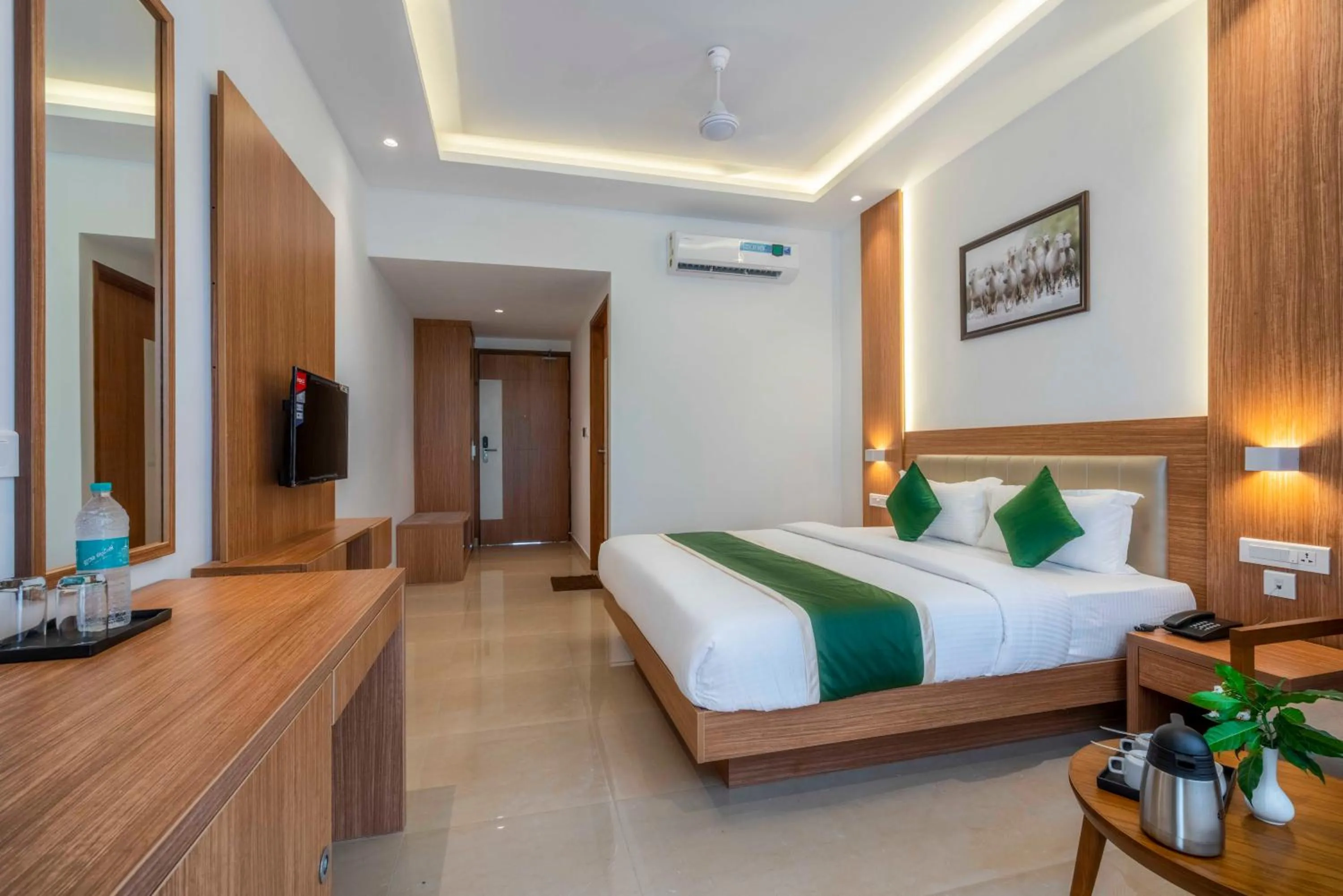 Bed in Hotel Panoramic