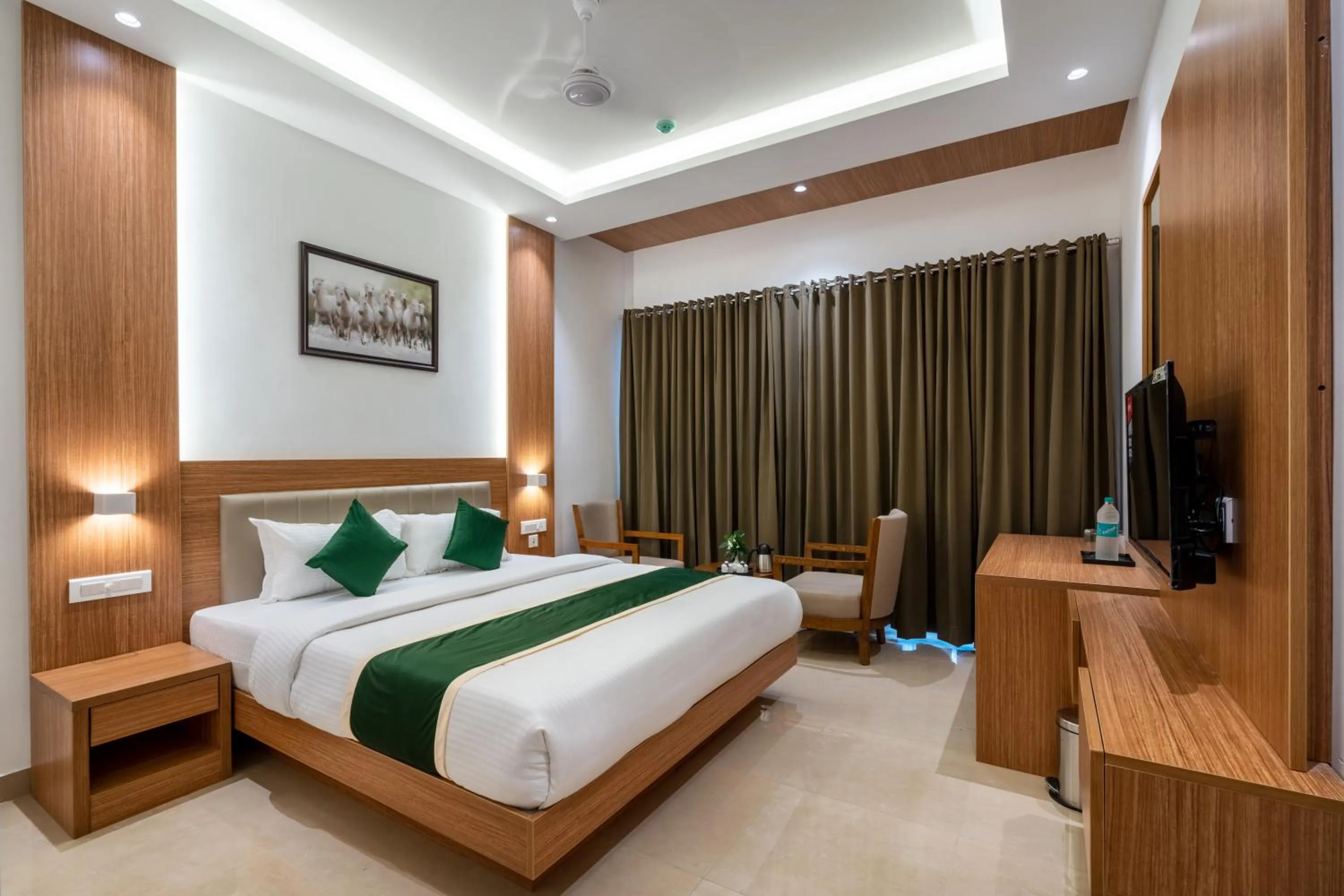 Bed in Hotel Panoramic