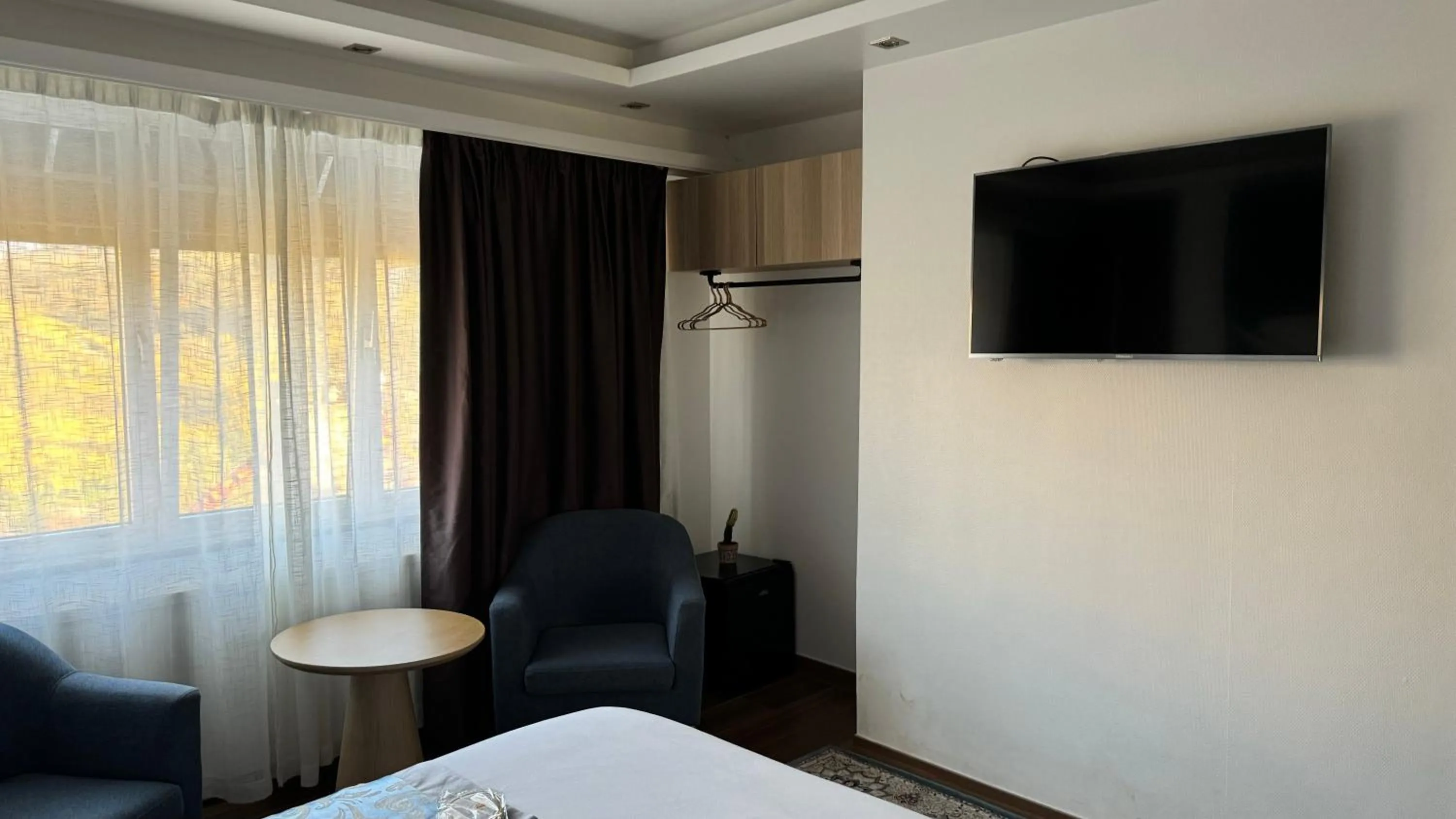 Bed in hotel whiteswan