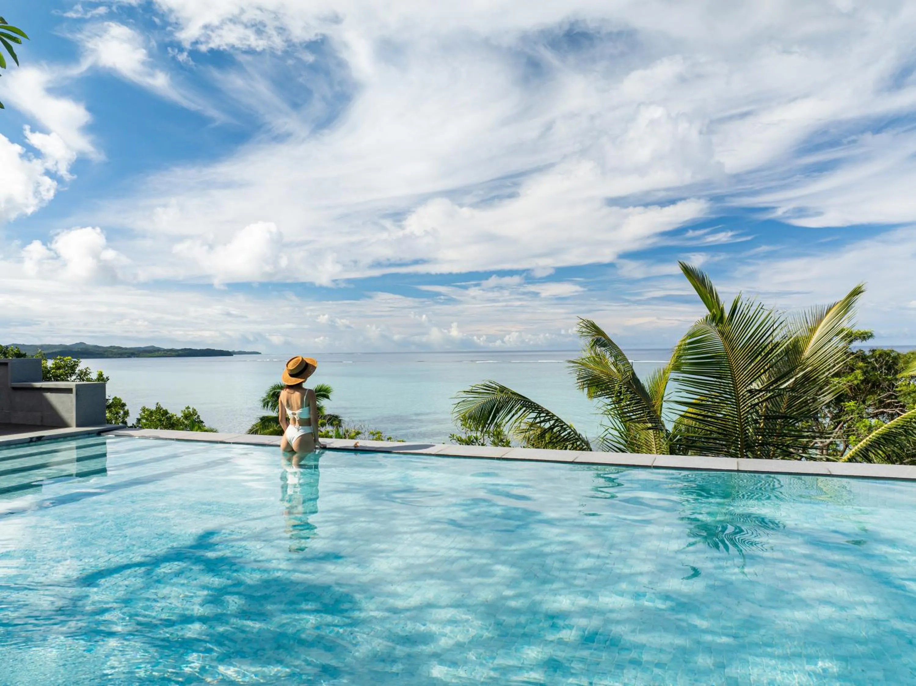 Swimming pool in Palau Sunrise Seaview Landison Retreat
