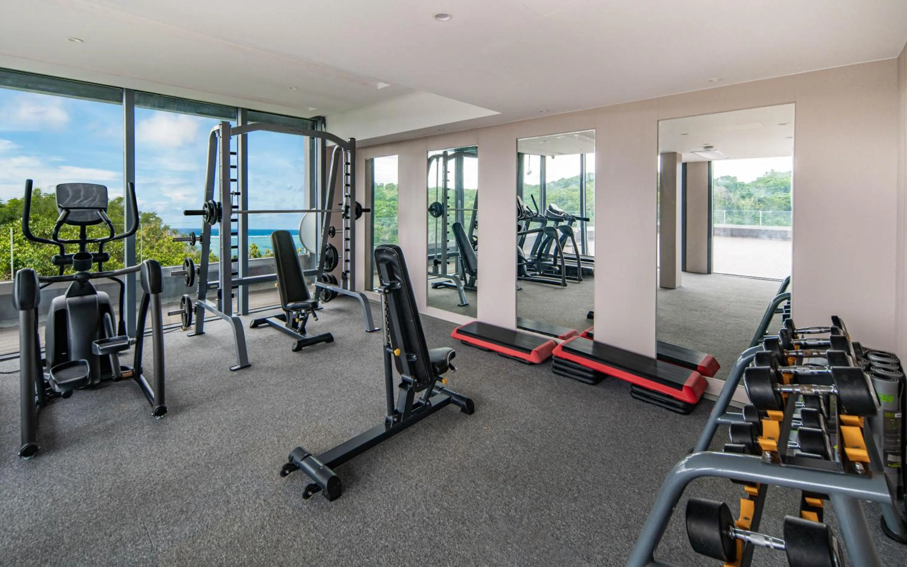 Fitness centre/facilities in Palau Sunrise Seaview Landison Retreat