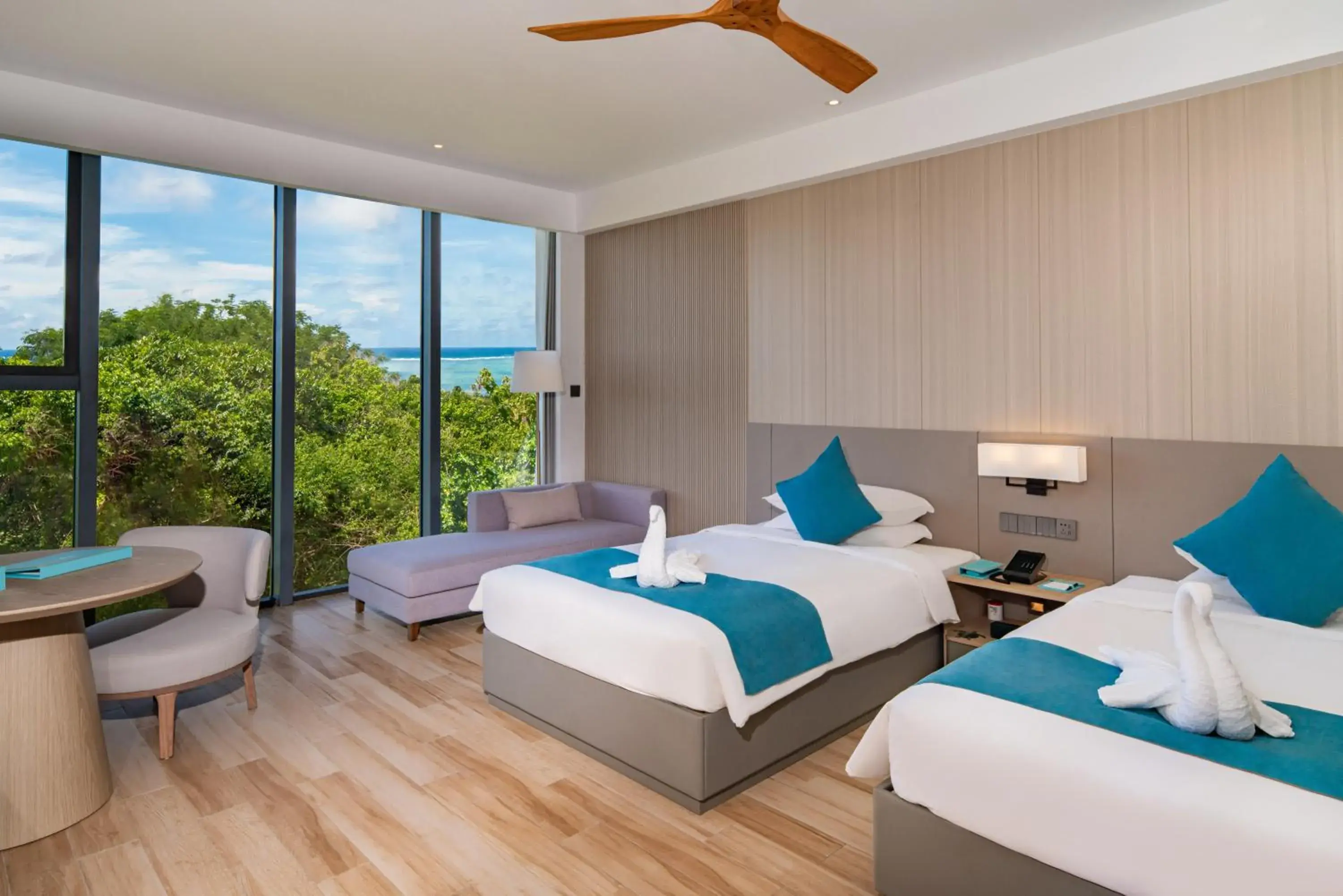 Double or Twin Room with Sea View in Palau Sunrise Seaview Landison Retreat Double or Twin Room with Sea View in Palau Sunrise Seaview Landison Retreat