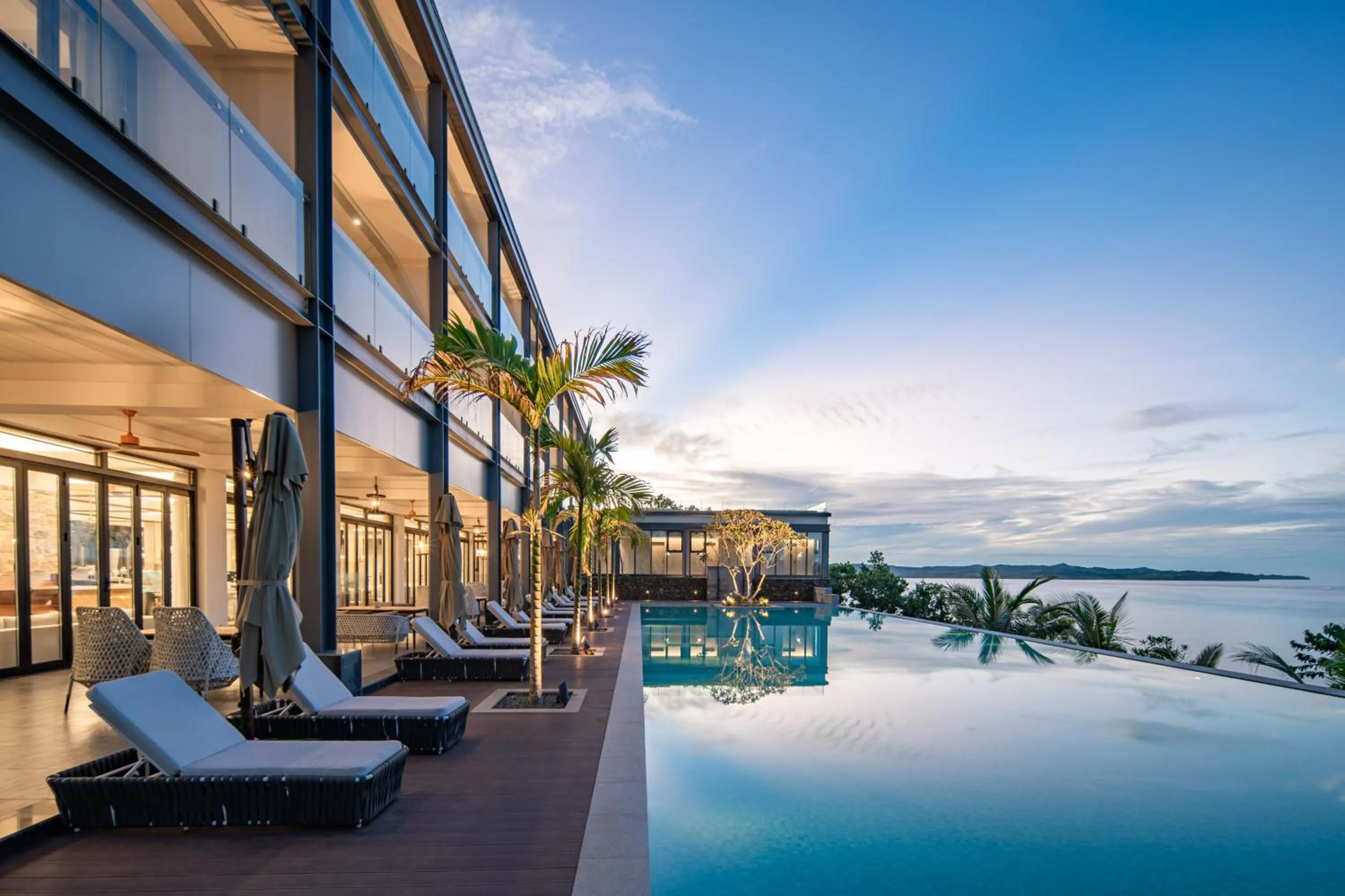 Balcony/Terrace in Palau Sunrise Seaview Landison Retreat