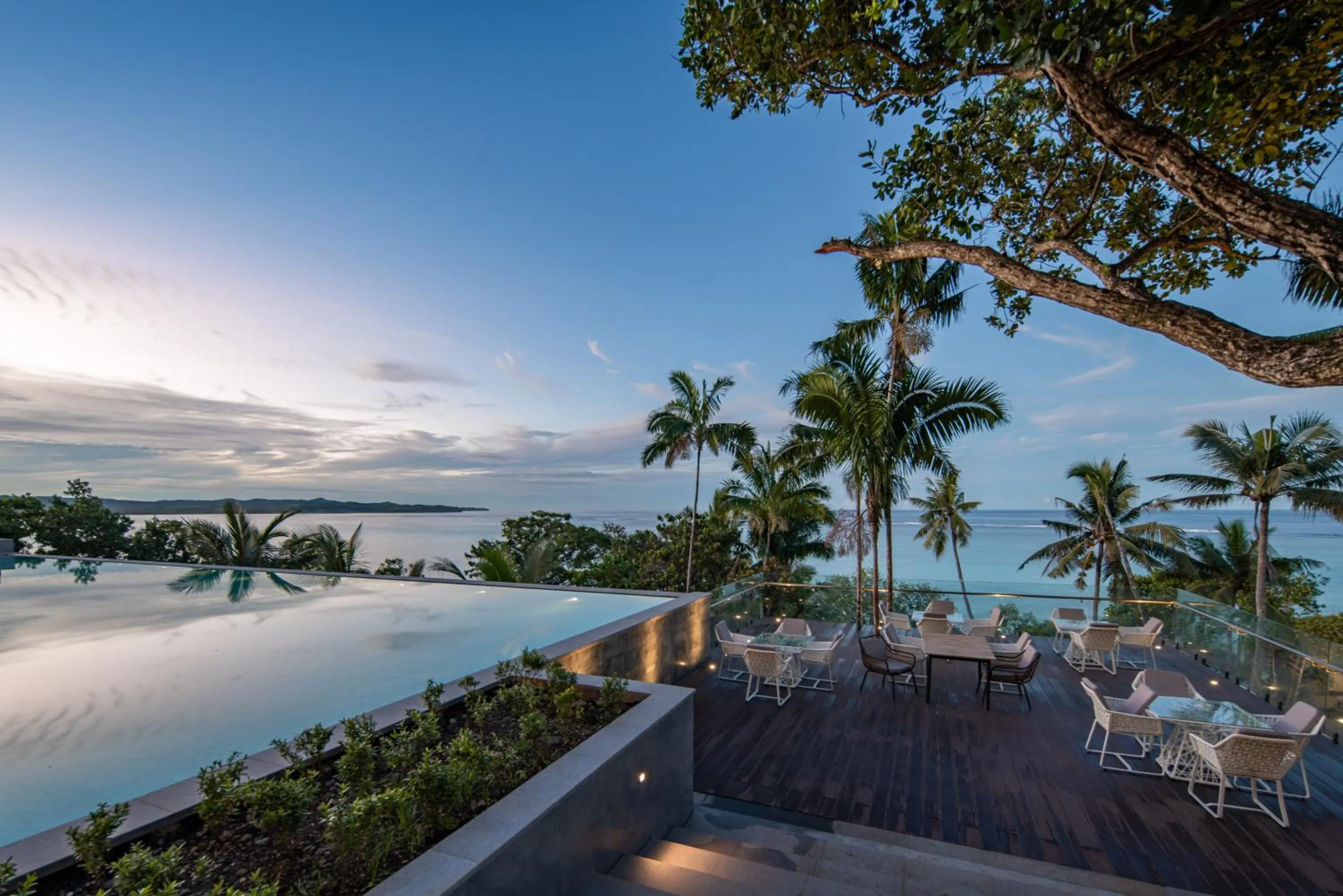 Balcony/Terrace in Palau Sunrise Seaview Landison Retreat