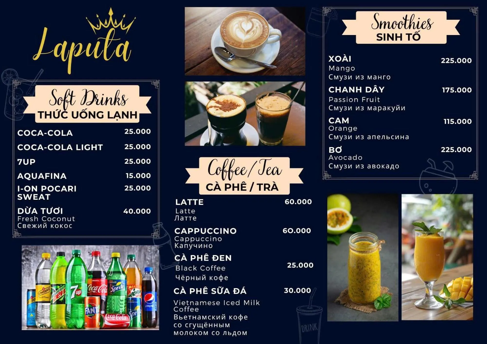 Restaurant/places to eat in Laputa Hotel Phú Quốc