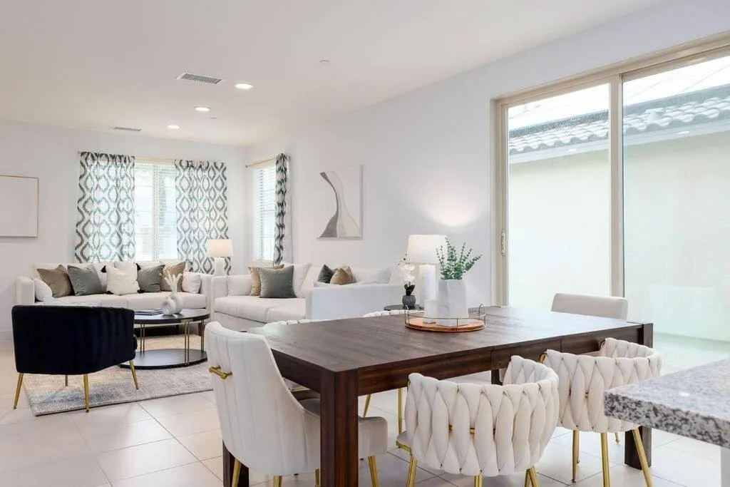 Living room in Near Coachella and Stagecoach Palm Springs , PGA resort Villa ,Golf, community pool, gym