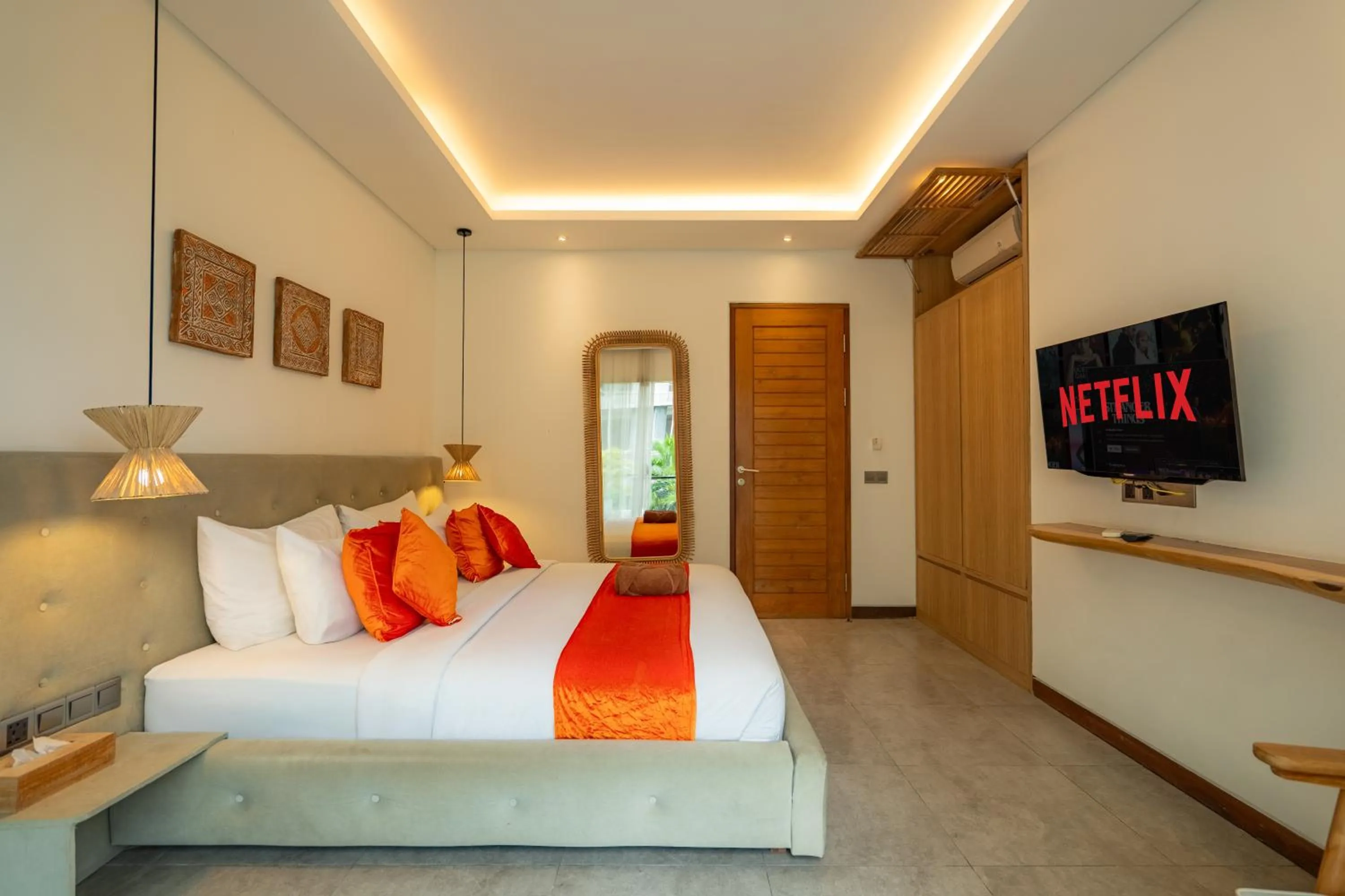 Bedroom, Bed in Flores Villa by Betterplace