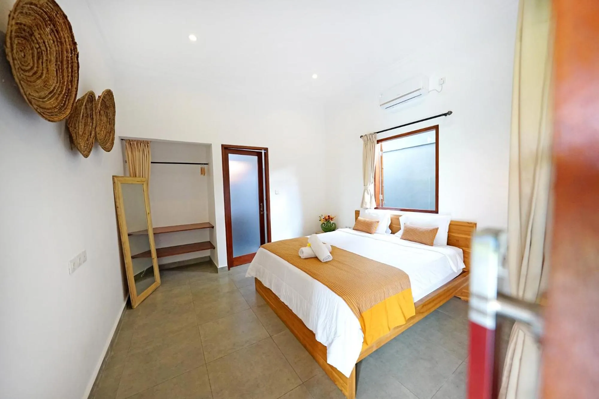 Bedroom, Bed in The Lavana Villa Kubu Life Kerobokan Seminyak (3 Bedroom Villa)