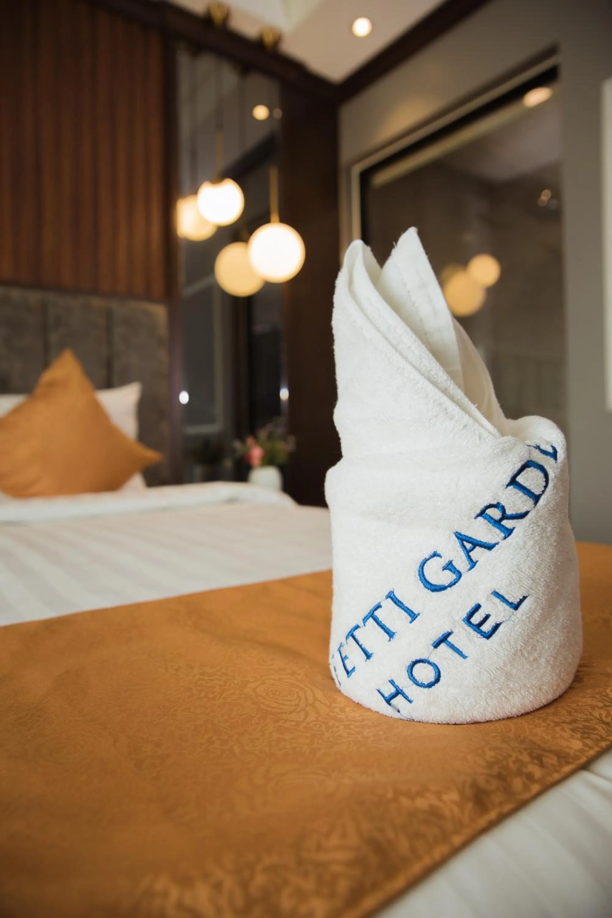 Bed in Confetti Garden Hotel