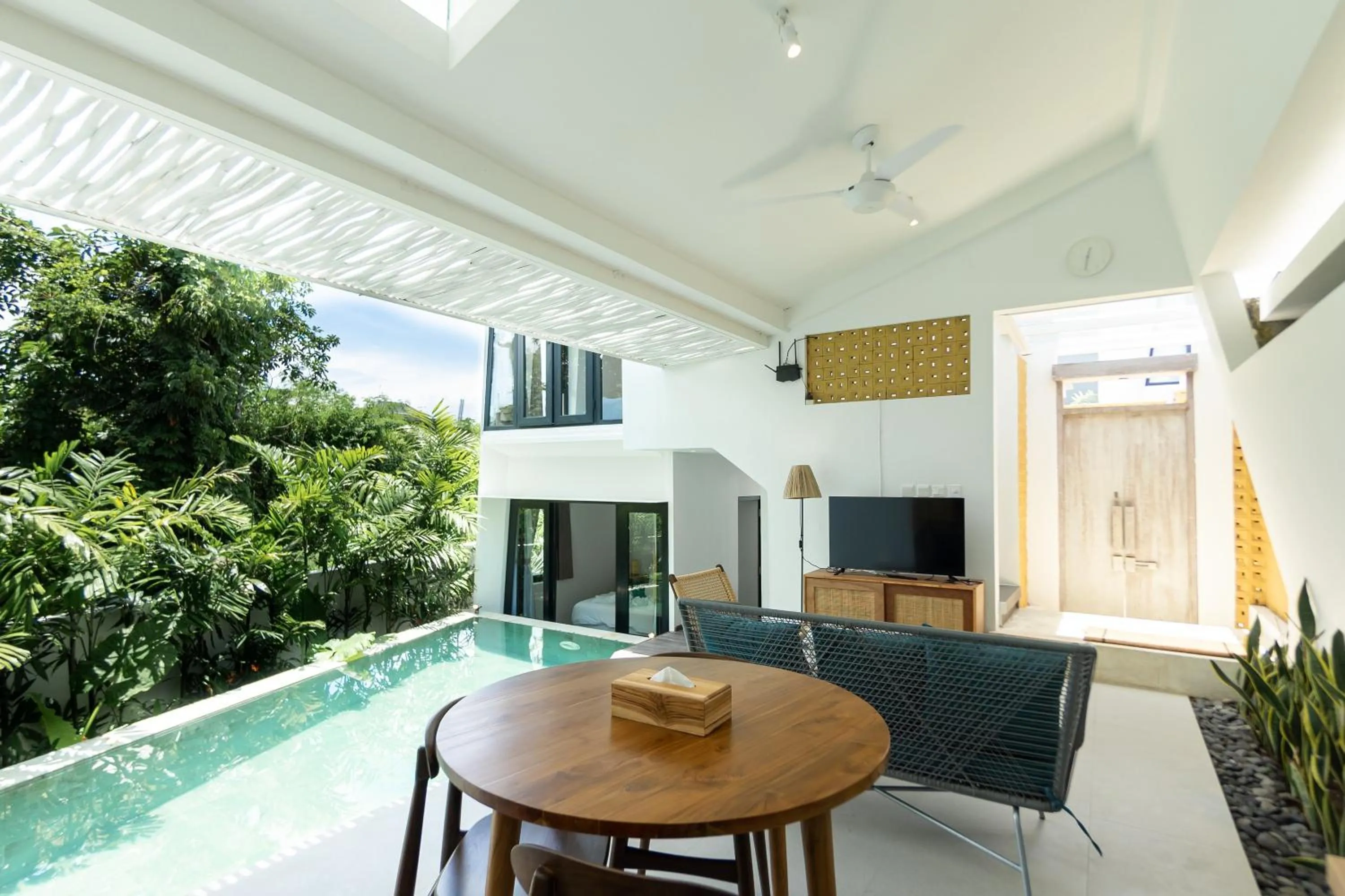 Seating area in Mula Villa