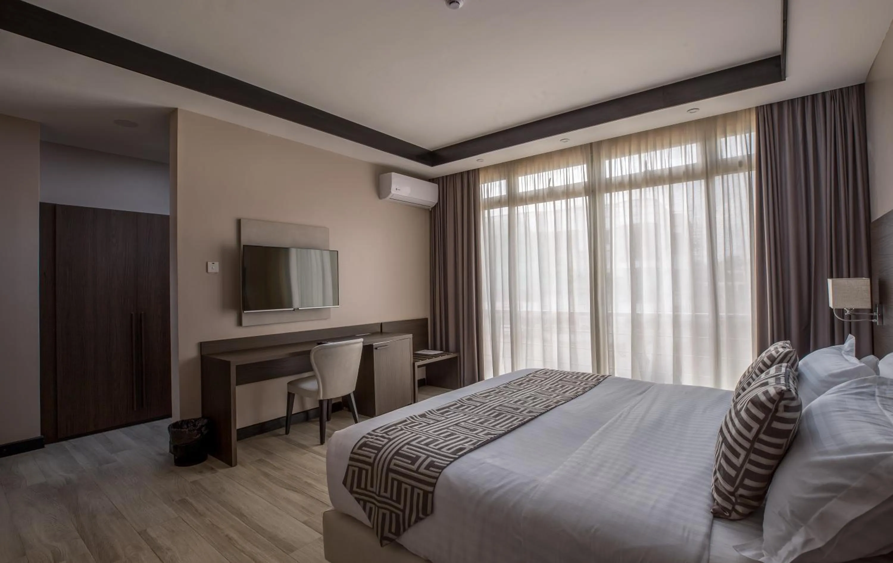 Bed in Source of The Nile Hotel- Namanve Branch