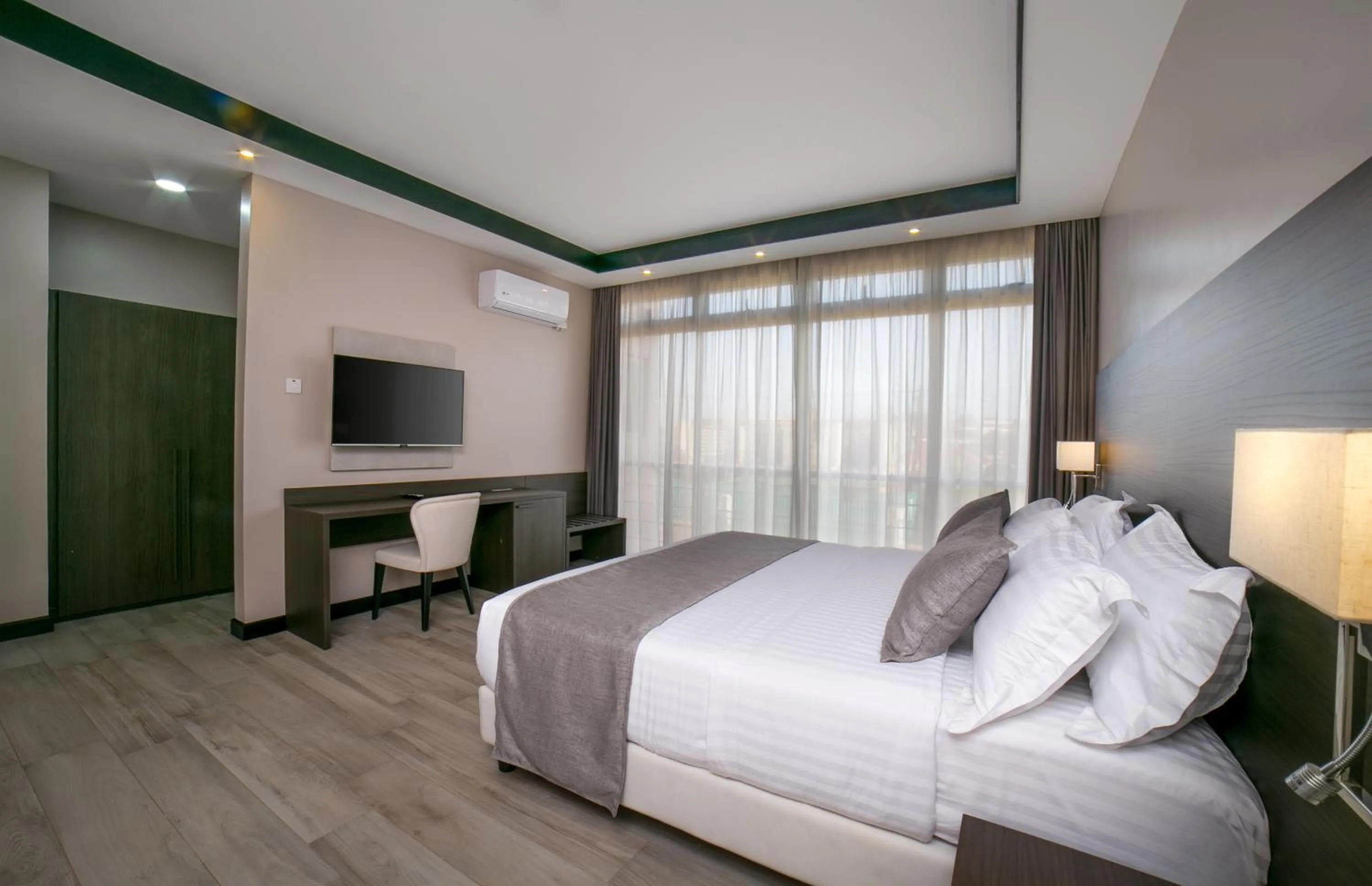 Bed in Source of The Nile Hotel- Namanve Branch