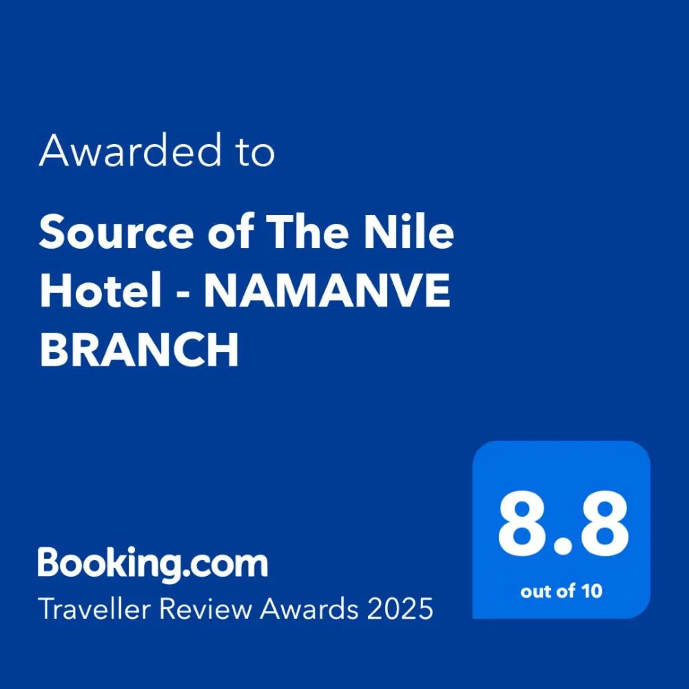 Certificate/Award in Source of The Nile Hotel- Namanve Branch
