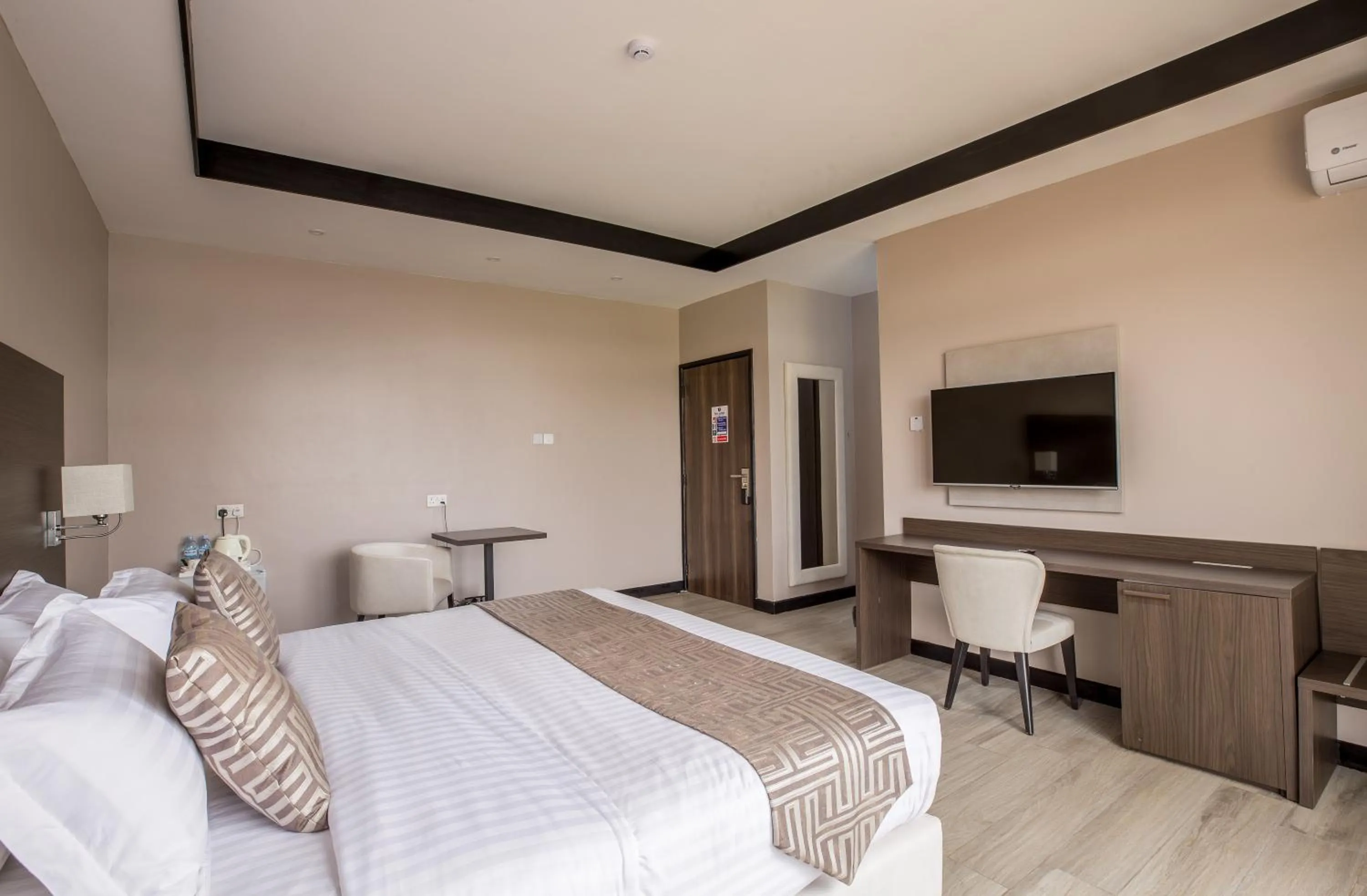 Bed in Source of The Nile Hotel- Namanve Branch