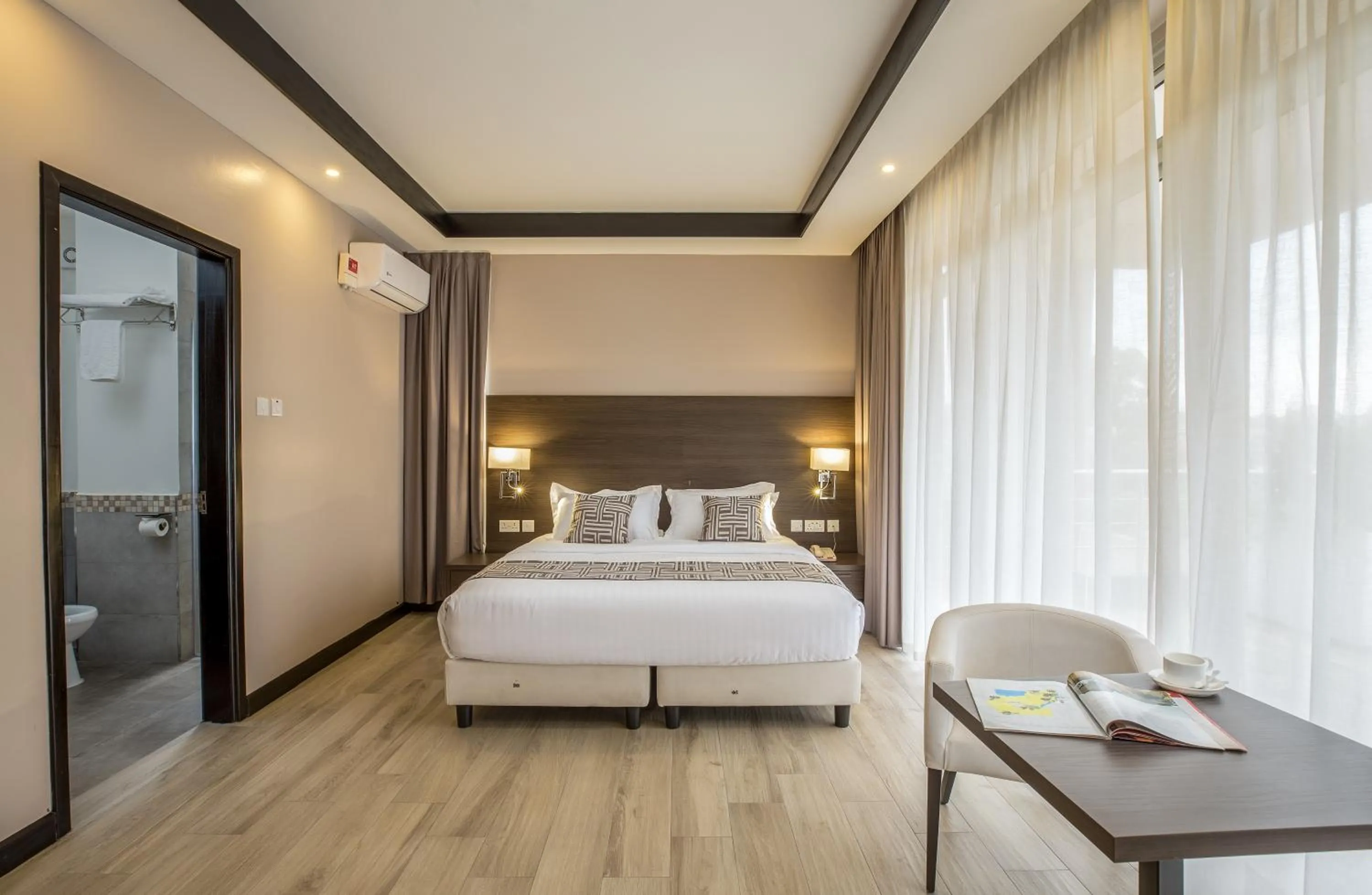 Bed in Source of The Nile Hotel- Namanve Branch