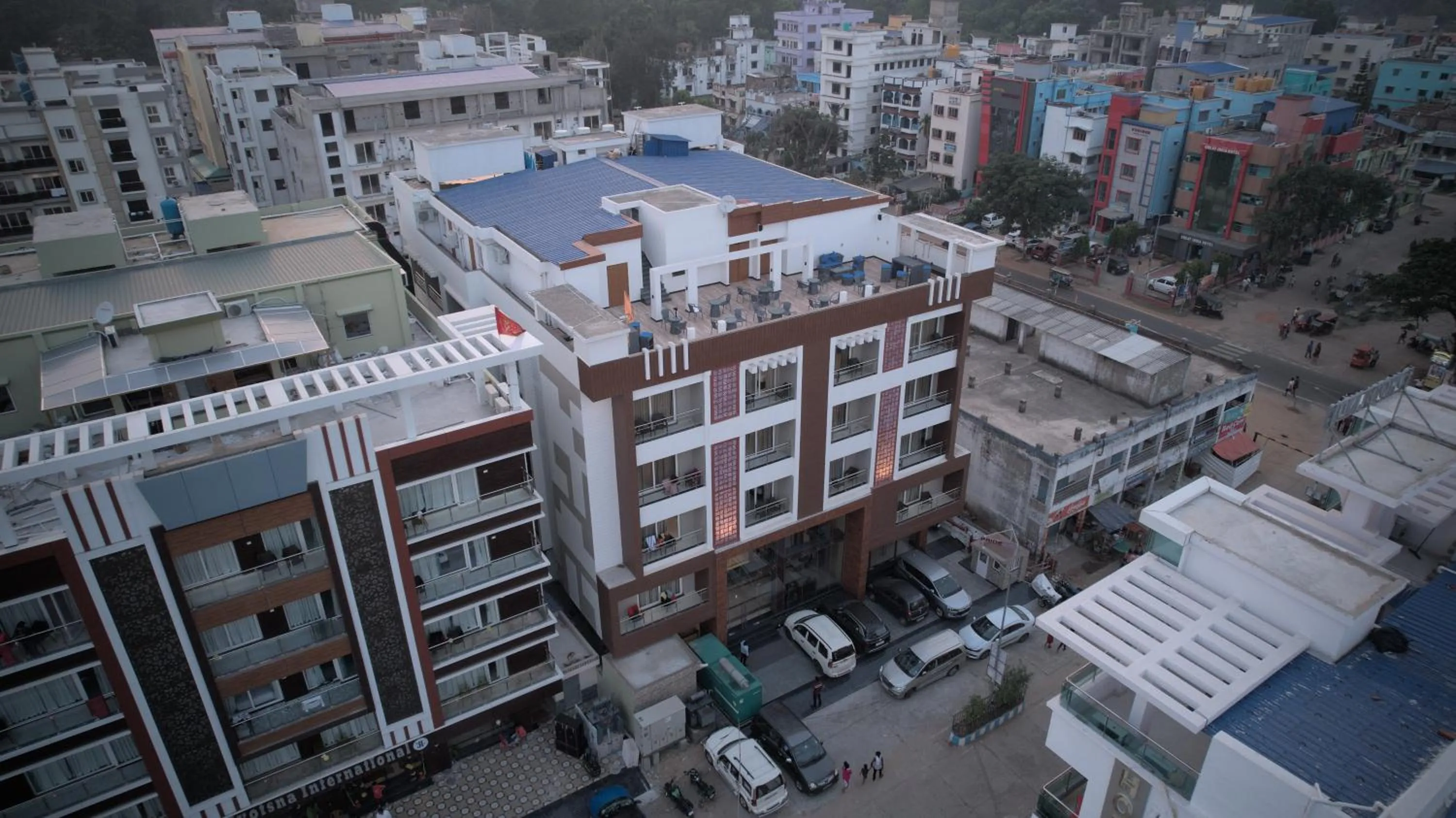 Facade/entrance in Pride Biznotel Canopus, Digha