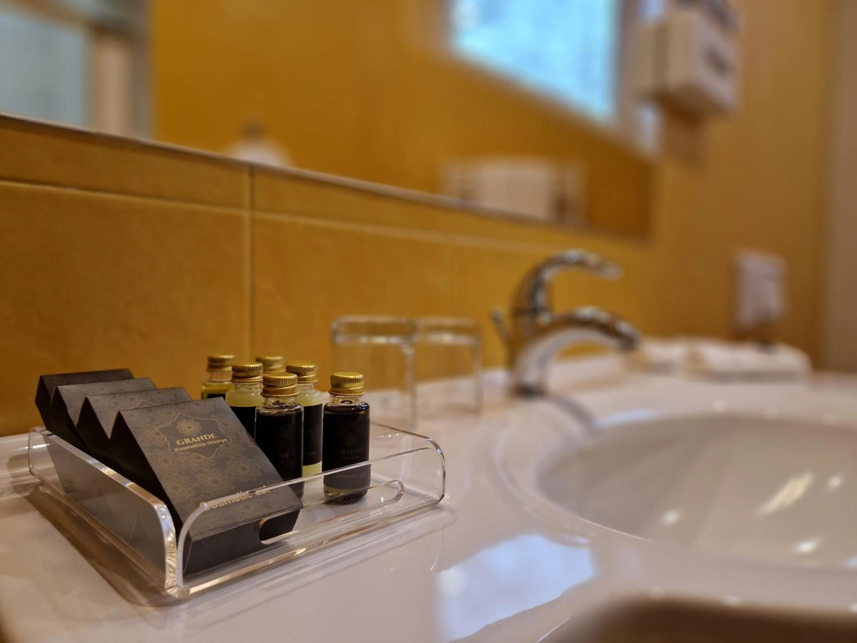 Bathroom in Hotel Sfinksas