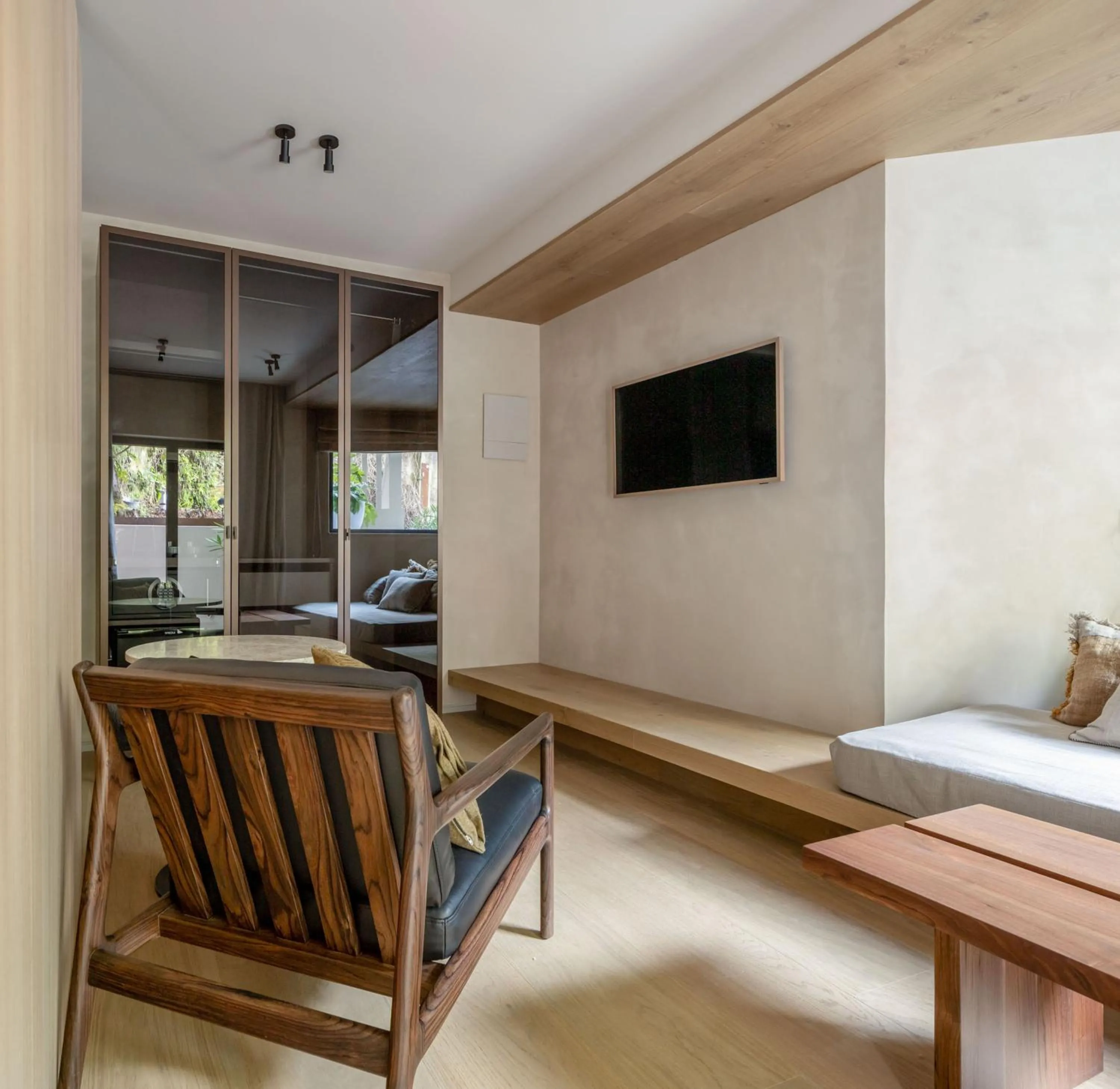 Living room, Bed in Hotel Ur Bare