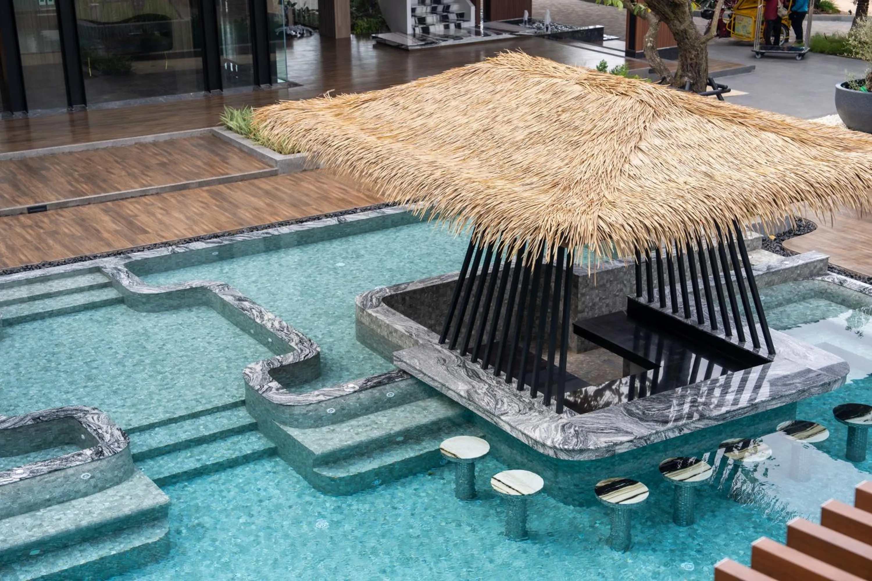 Swimming pool in Richmann Resort Hotel Hatyai