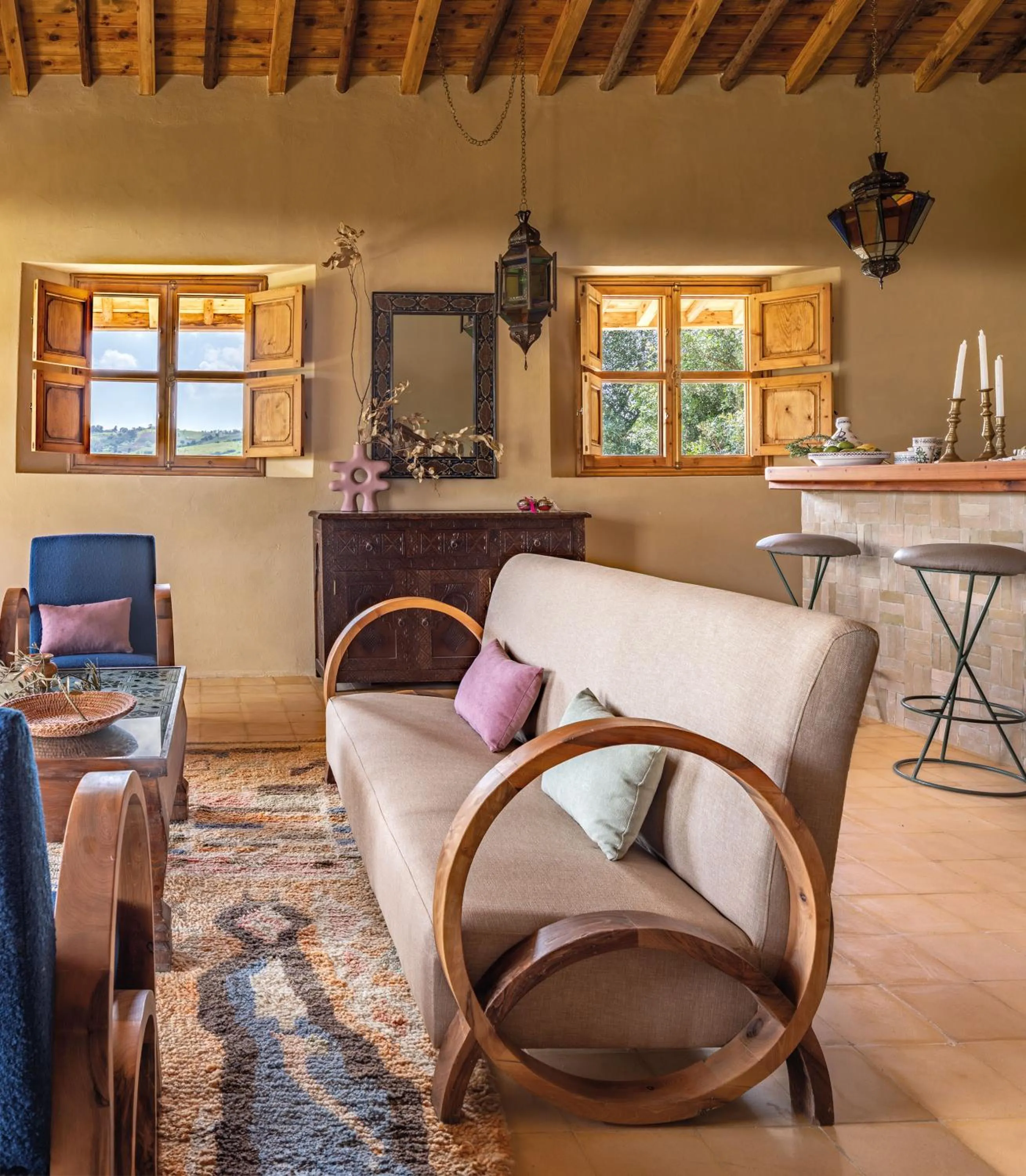 Seating area in La Fiermontina Ocean