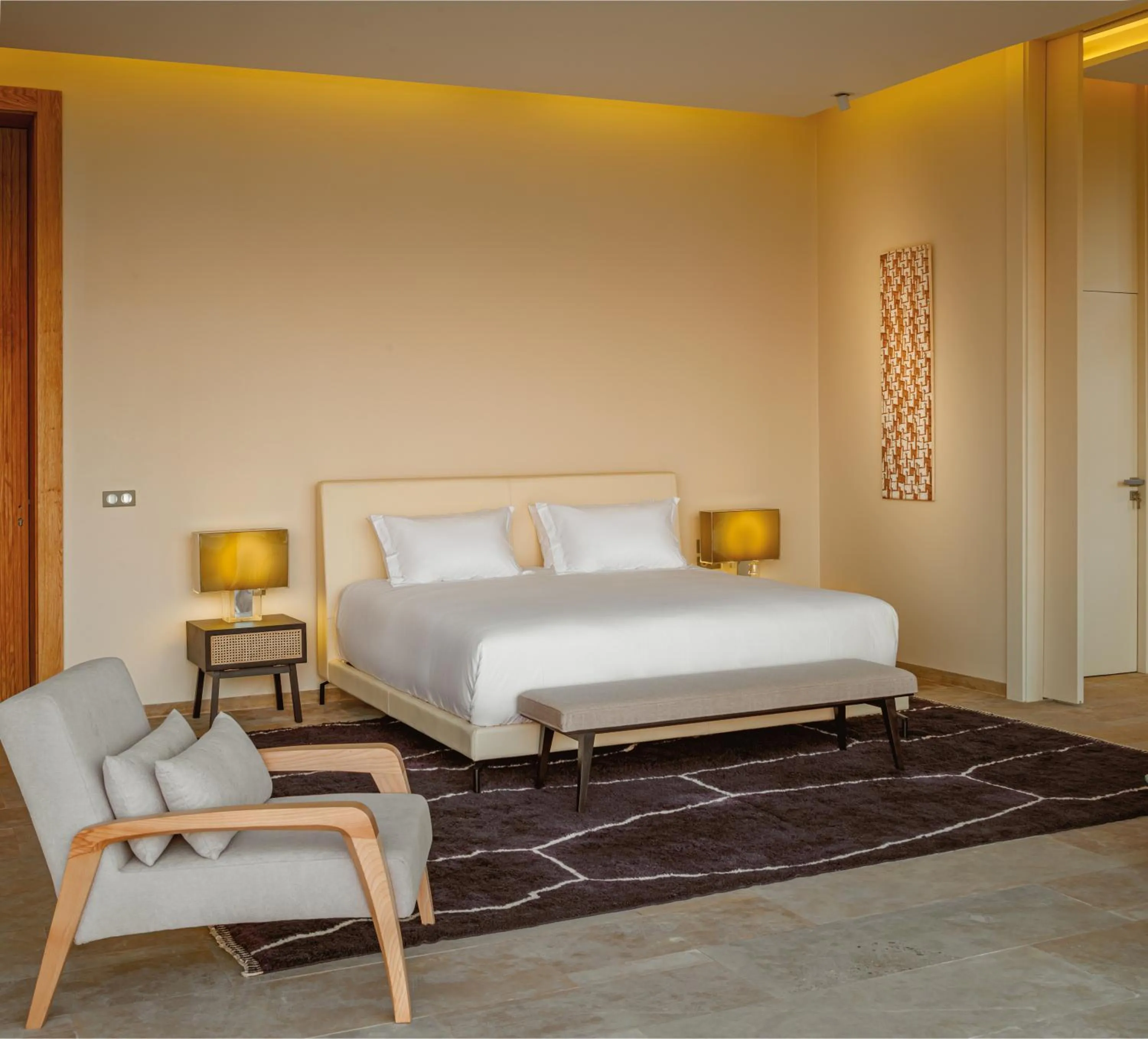 Bed in La Fiermontina Ocean