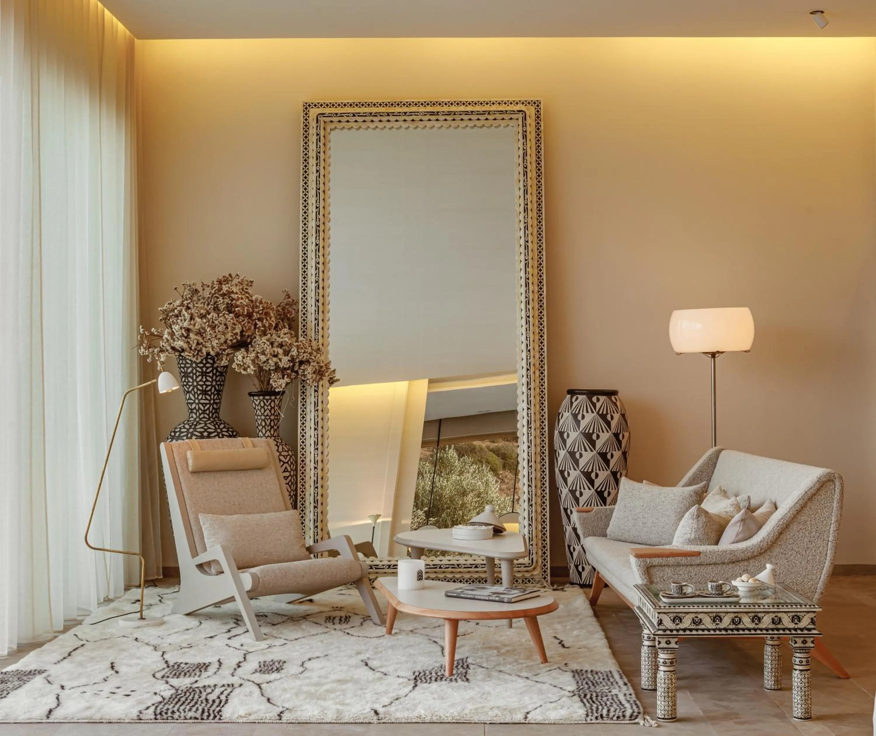 Seating area in La Fiermontina Ocean