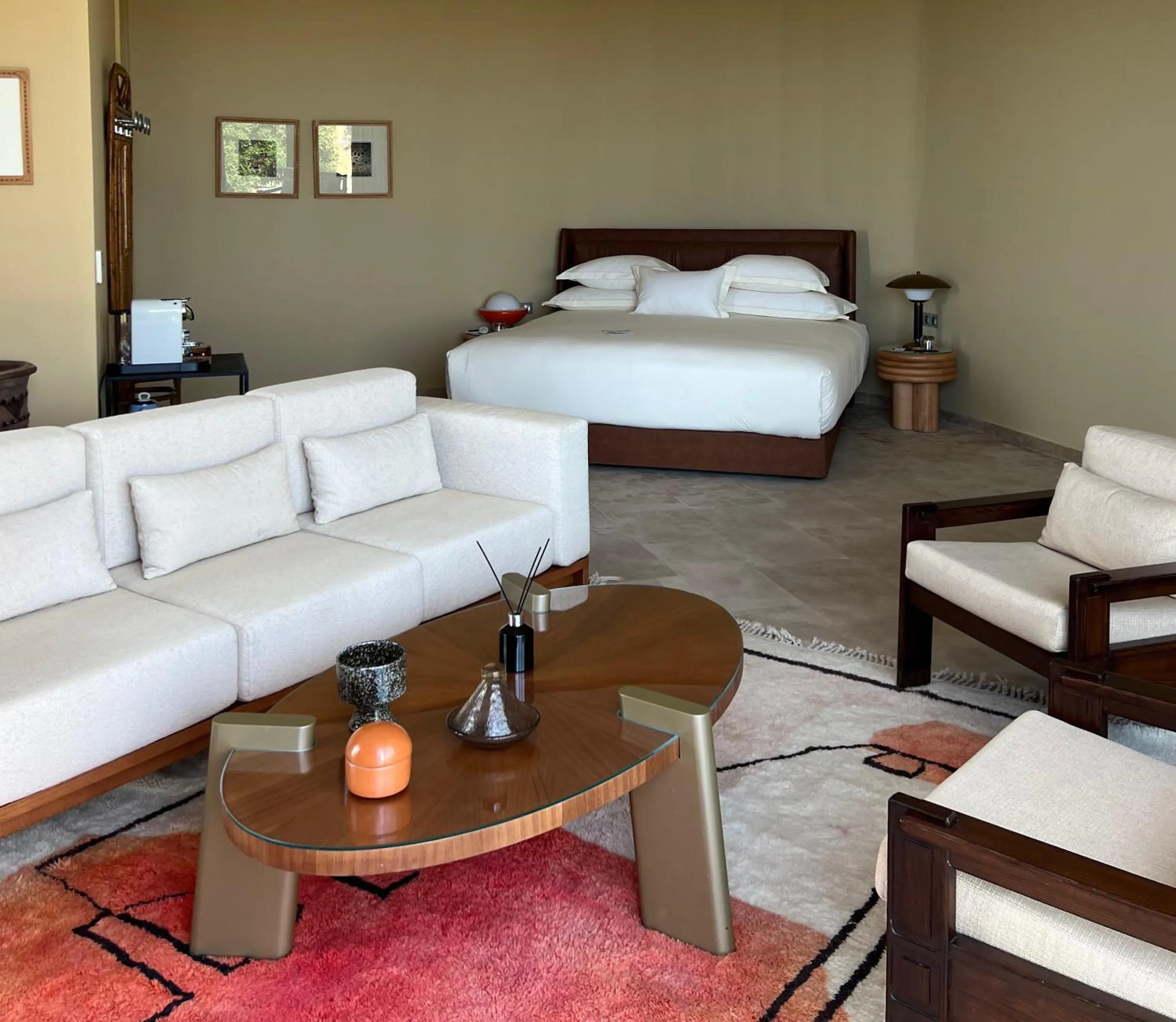 Lounge or bar, Bed in La Fiermontina Ocean