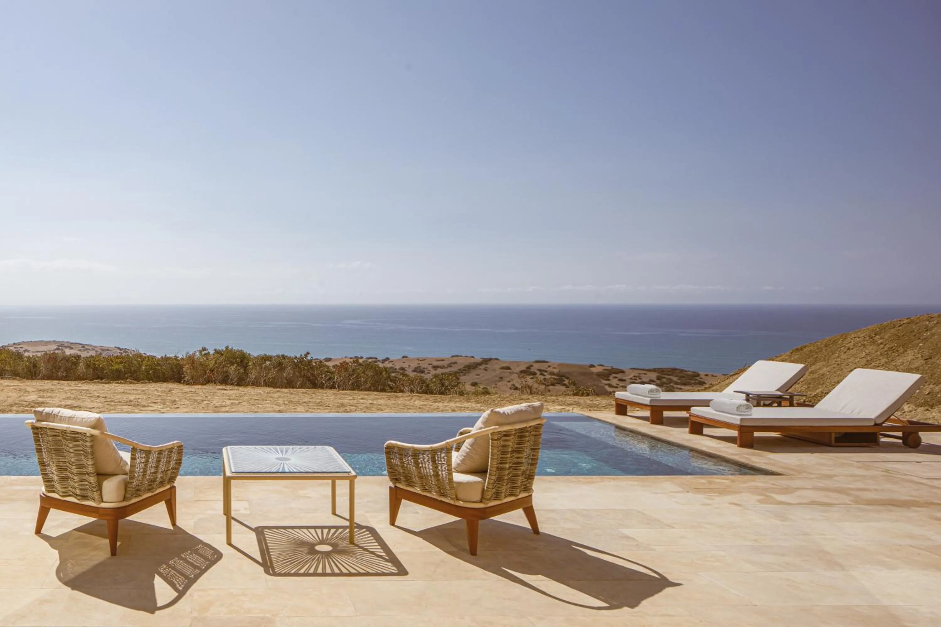 Pool view in La Fiermontina Ocean