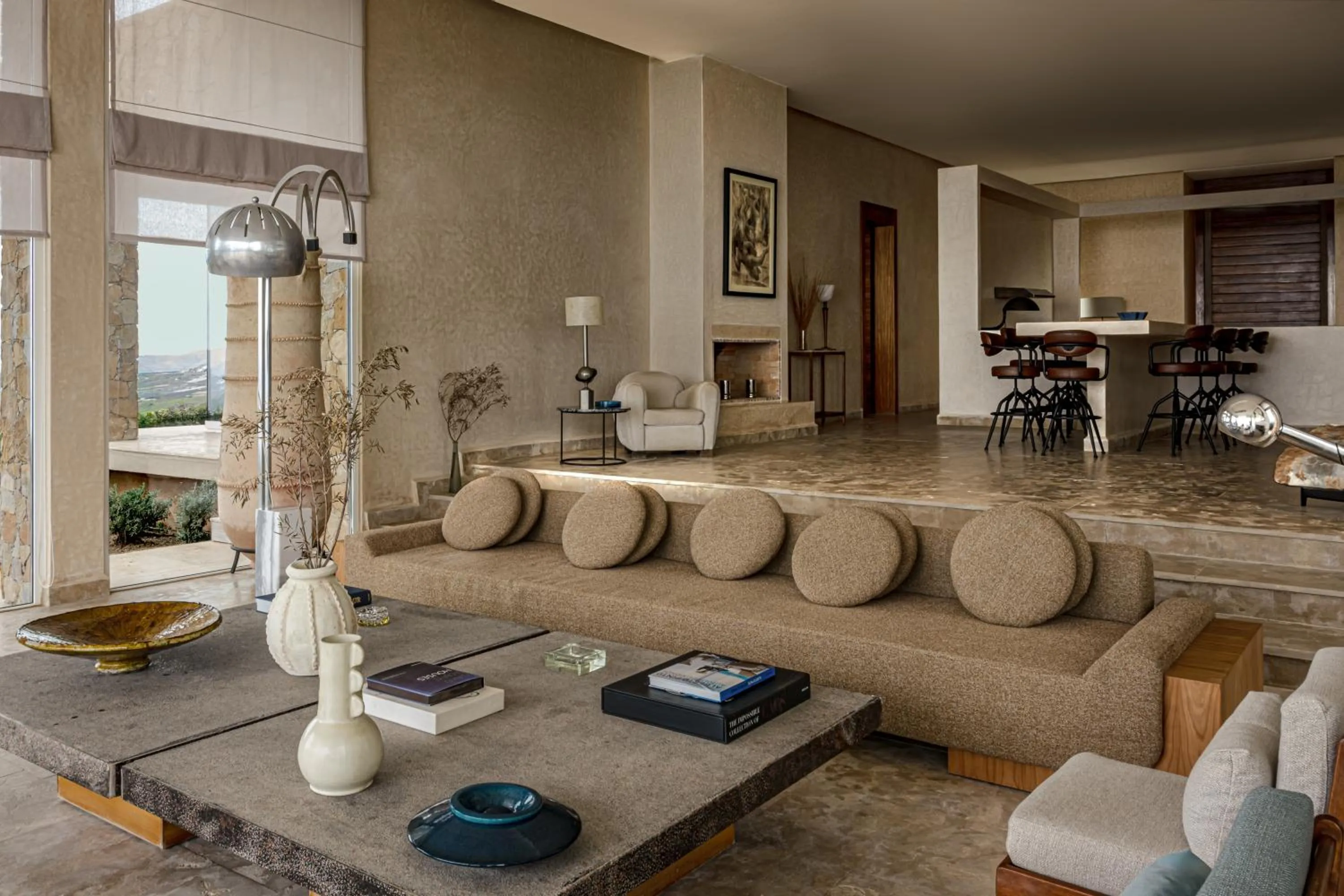 Living room in La Fiermontina Ocean