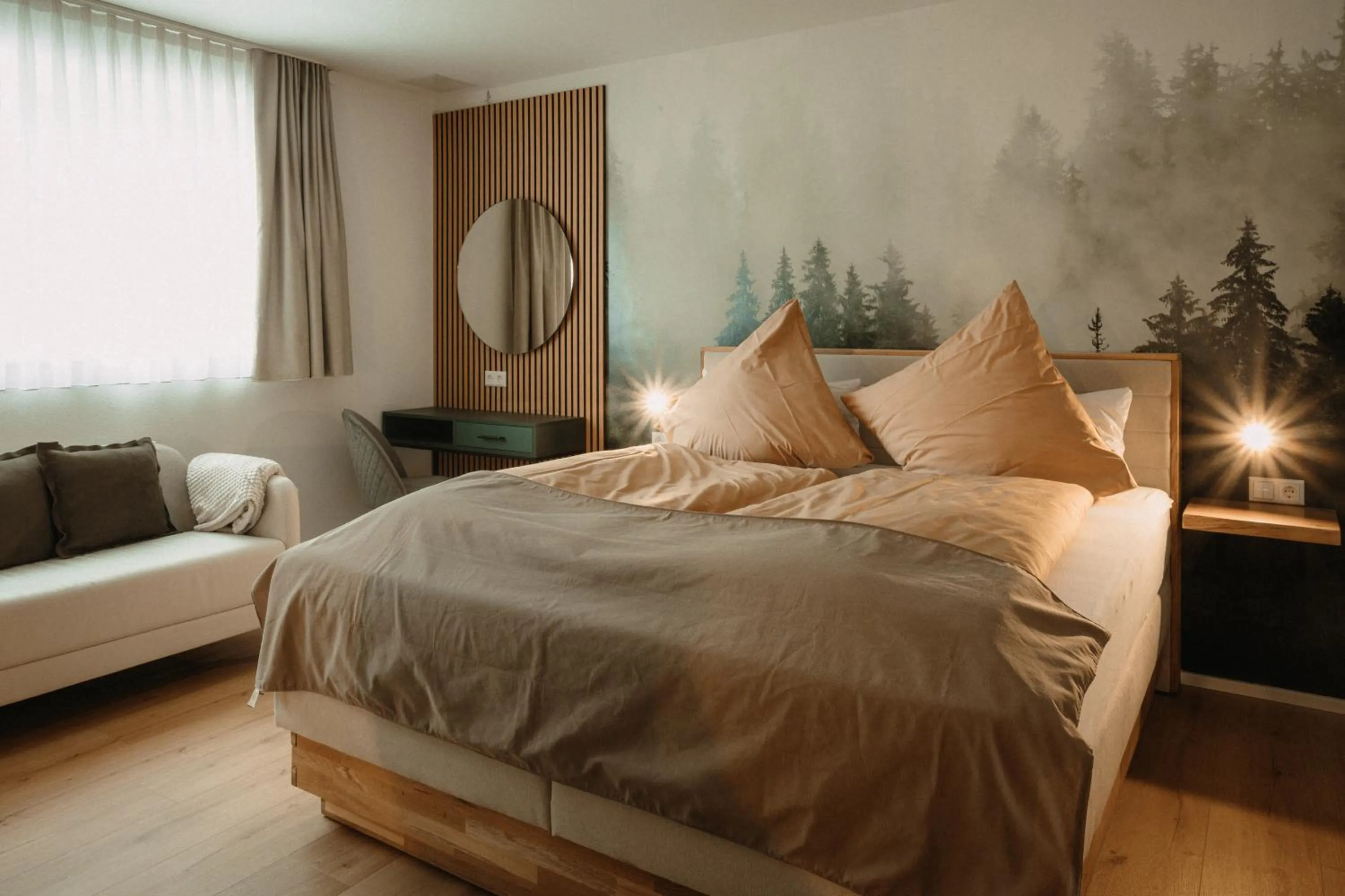 Photo of the whole room, Bed in Boutique Hotel Haus Marie