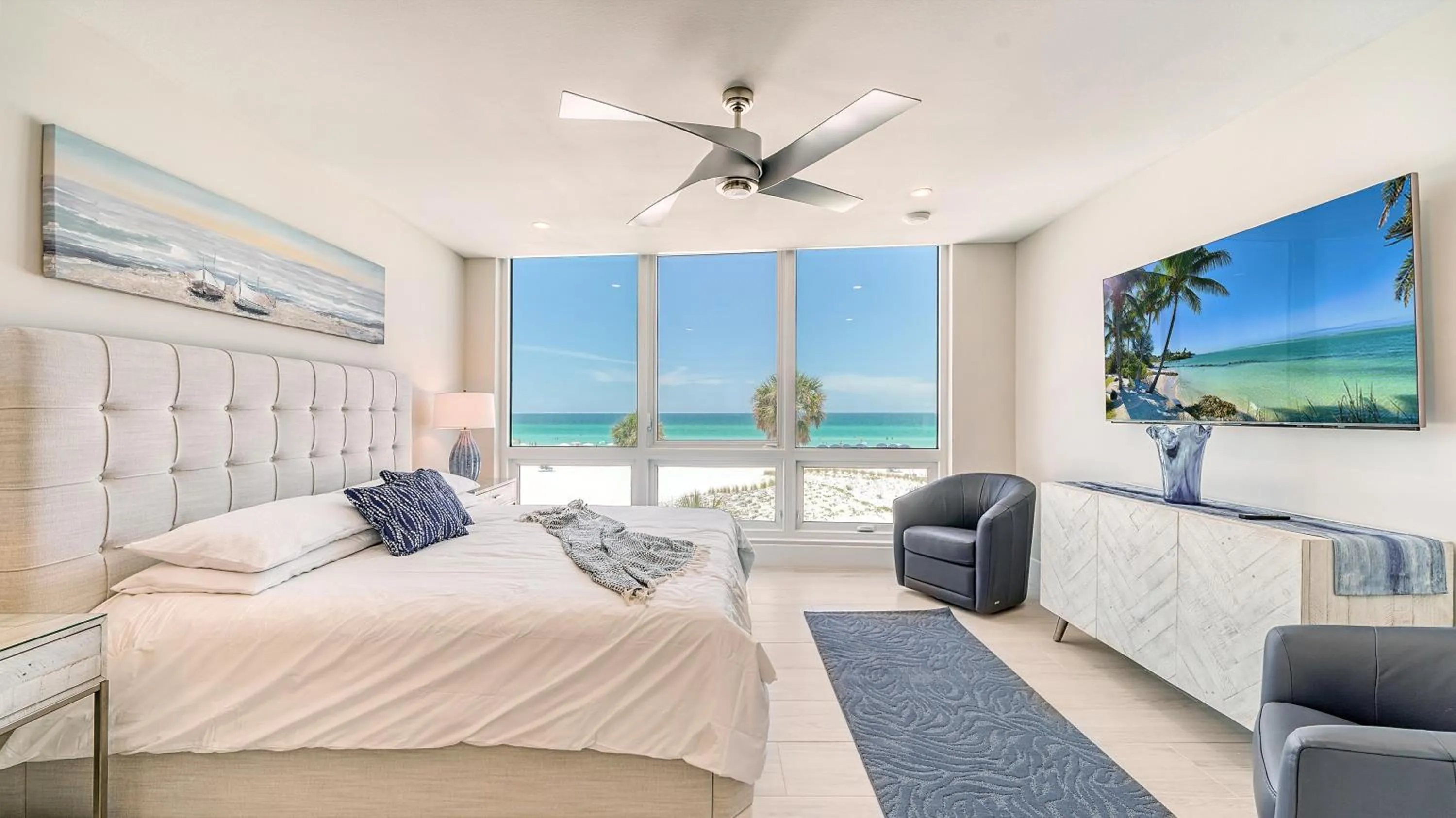 Bed in Ten35 Seaside Rentals