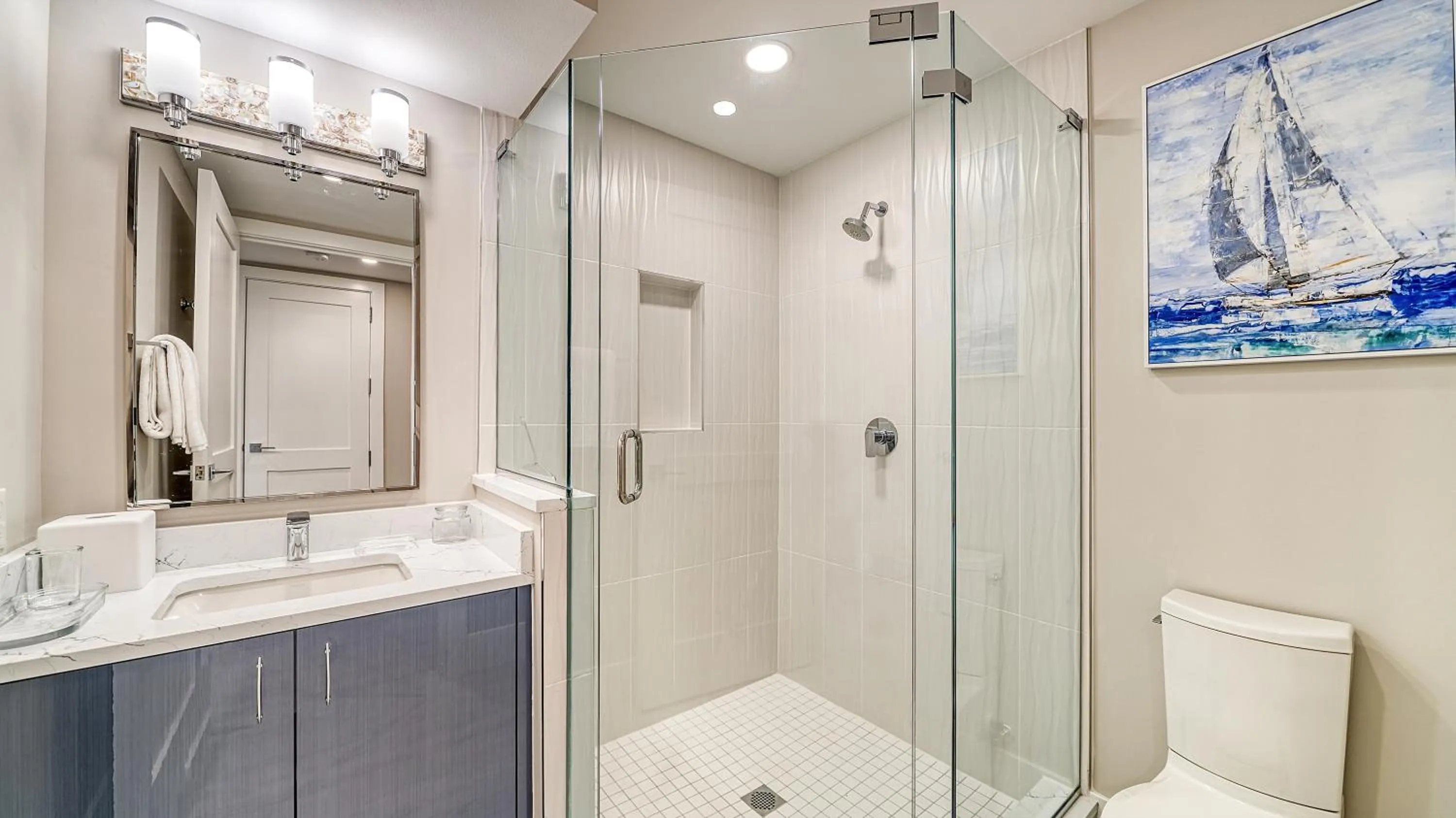 Shower in Ten35 Seaside Rentals