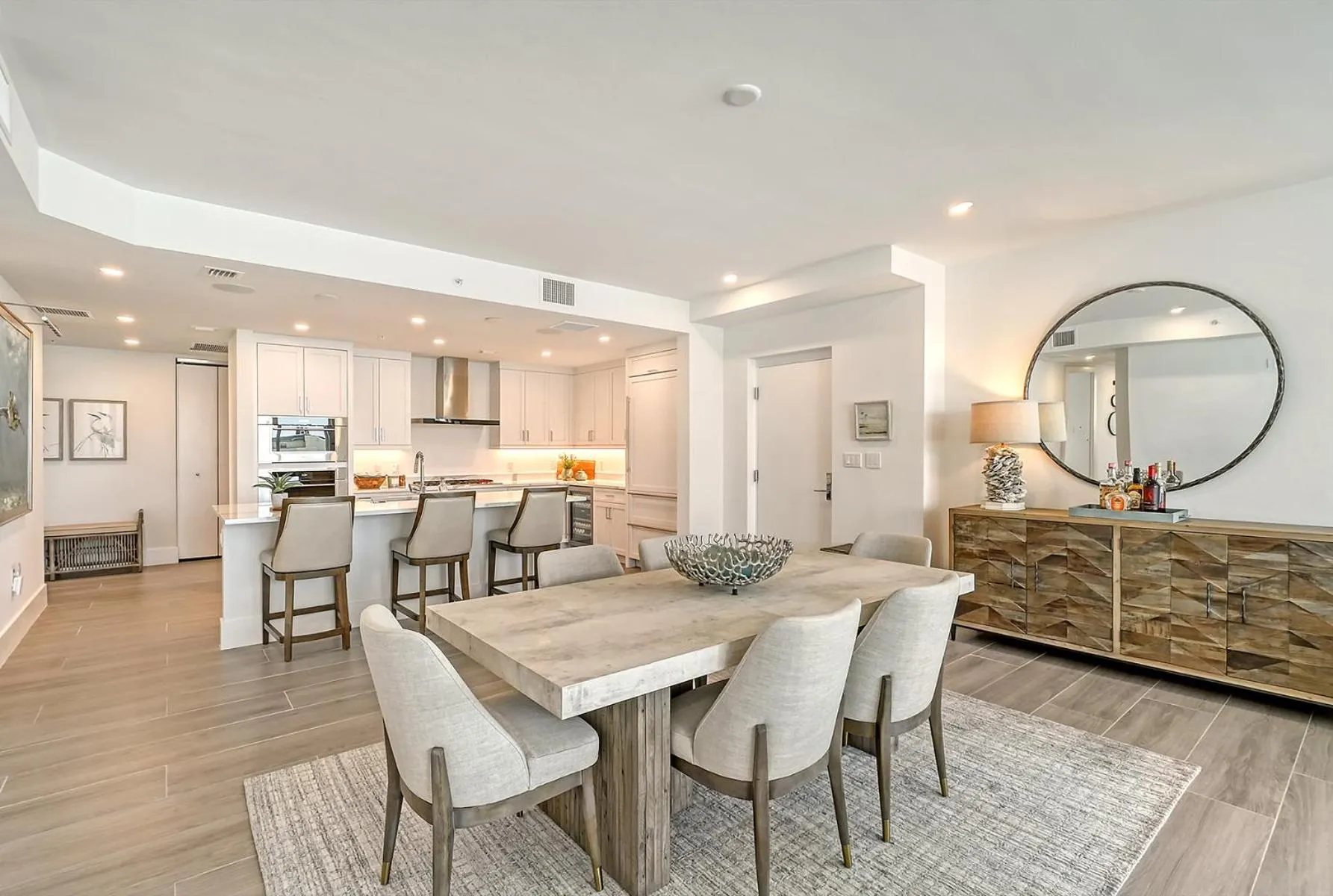 Seating area in Ten35 Seaside Rentals