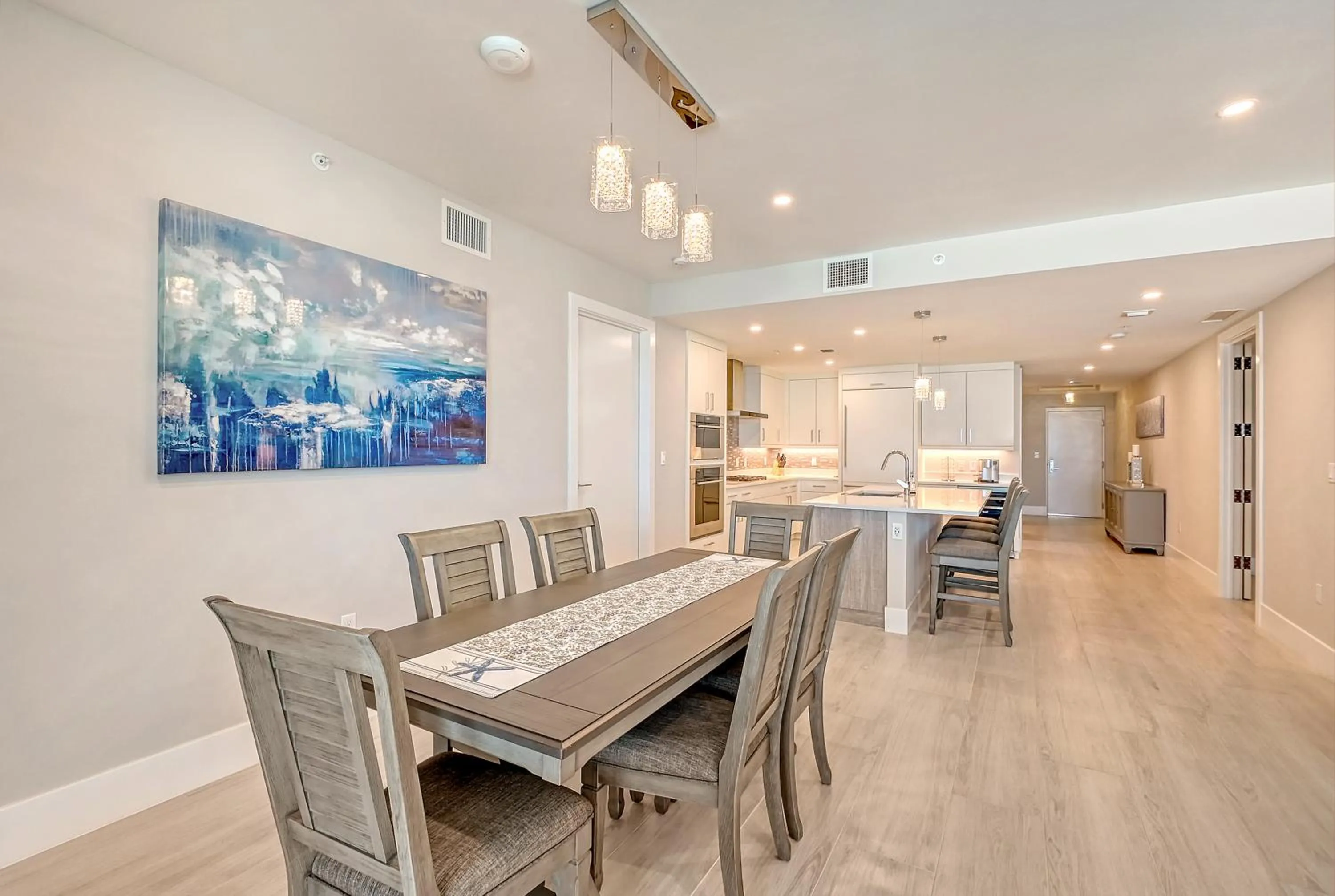 Dining area in Ten35 Seaside Rentals