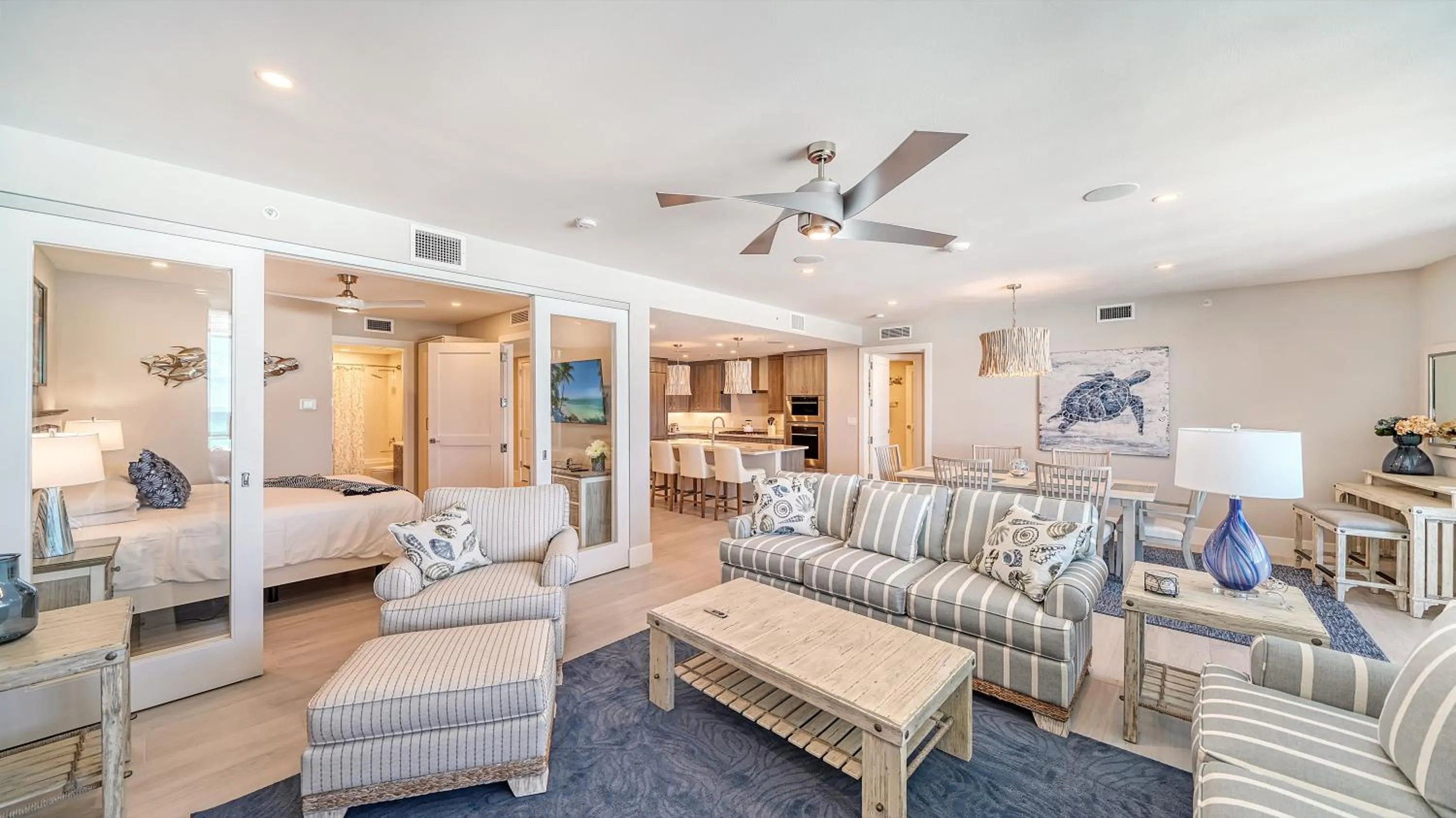 Bed in Ten35 Seaside Rentals