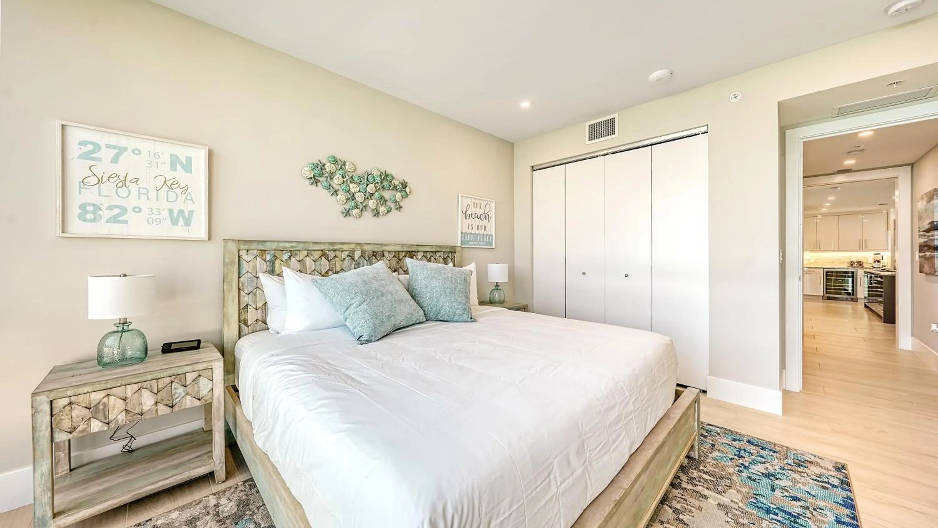 Bed in Ten35 Seaside Rentals