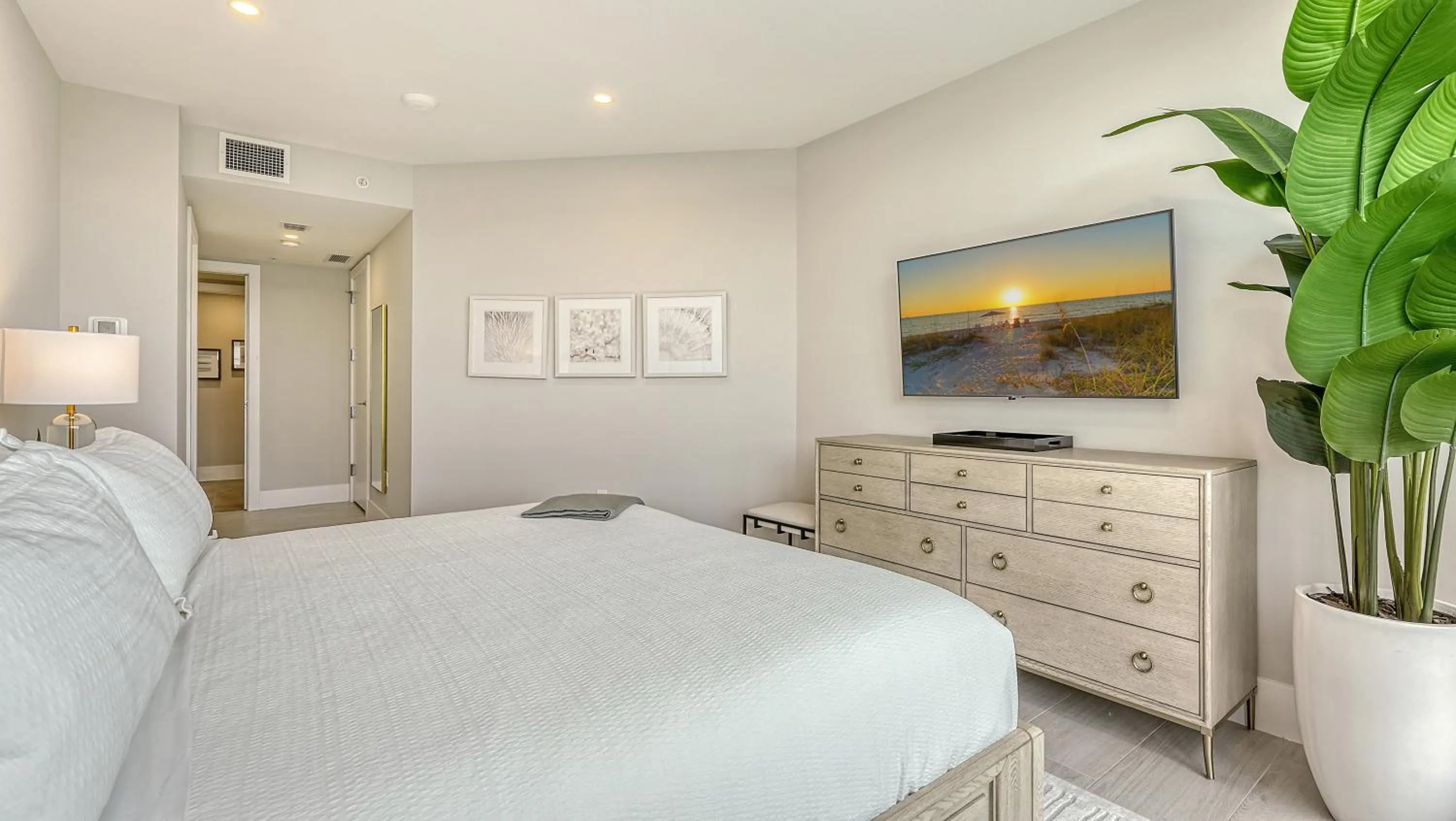 Bed in Ten35 Seaside Rentals