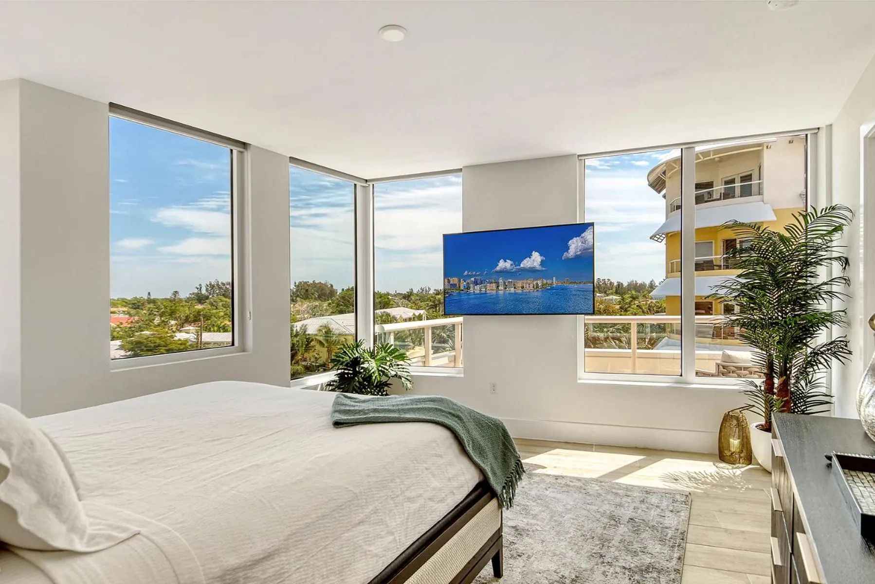 Bed in Ten35 Seaside Rentals