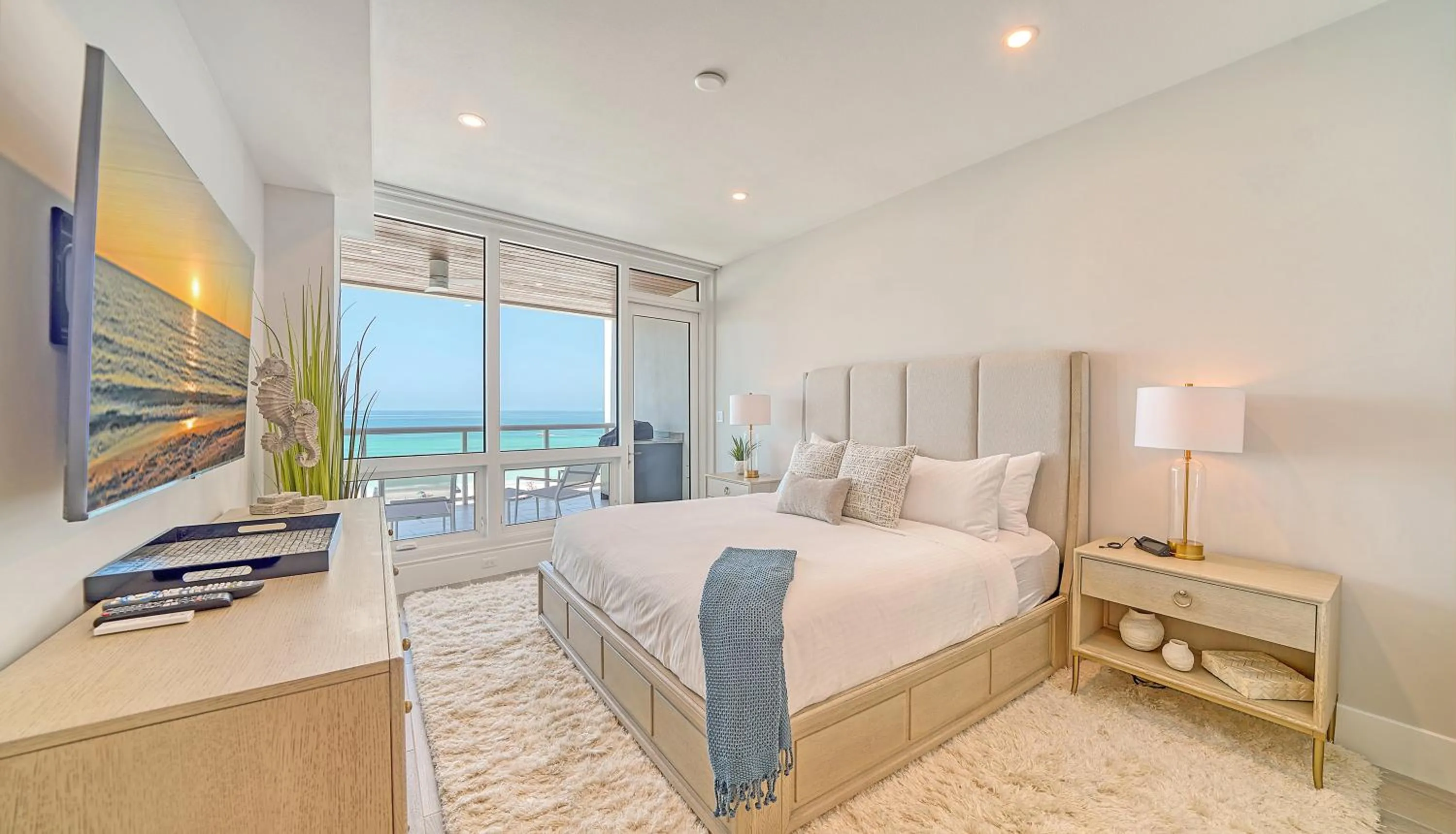 Bed in Ten35 Seaside Rentals