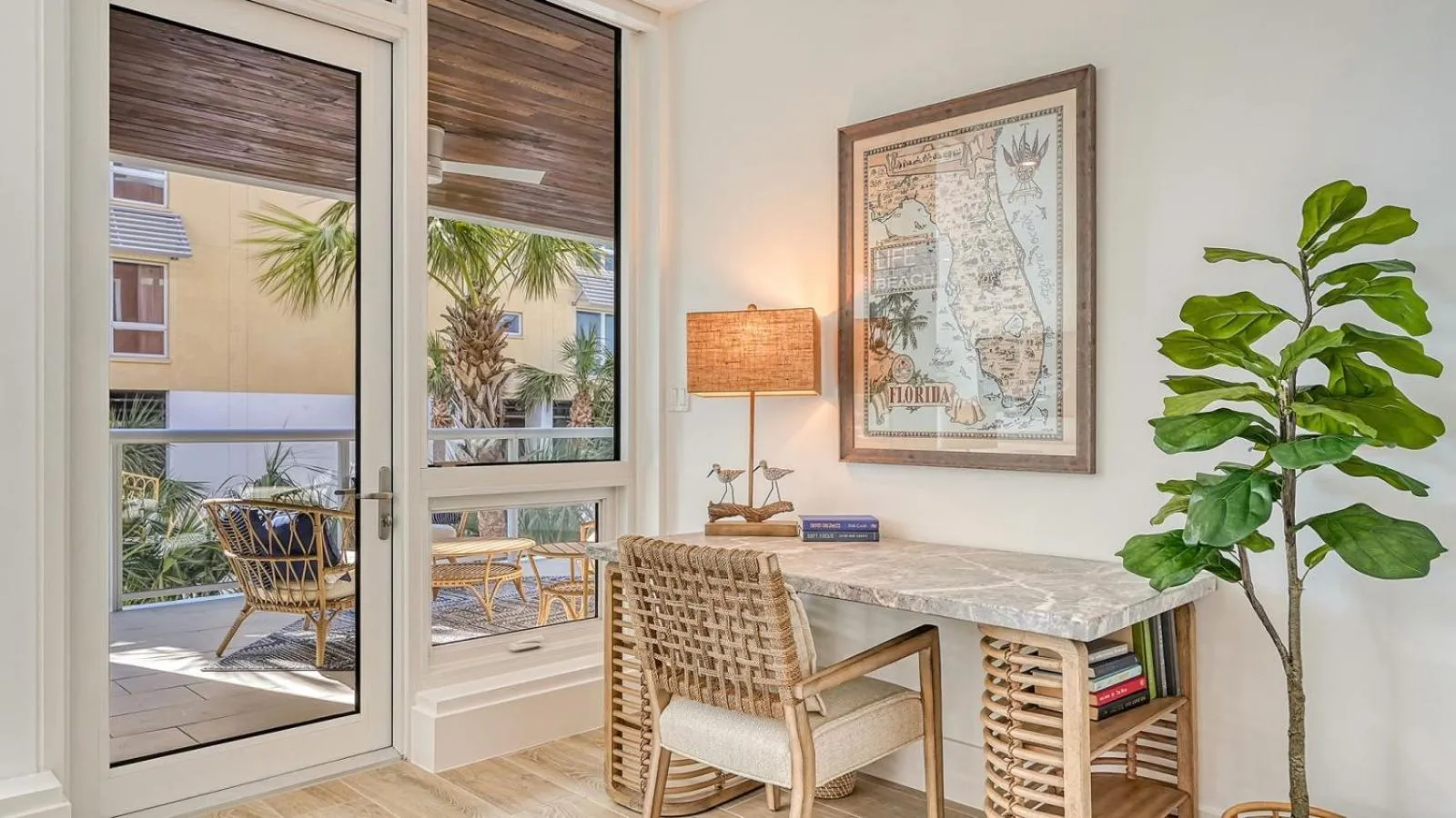 Patio in Ten35 Seaside Rentals