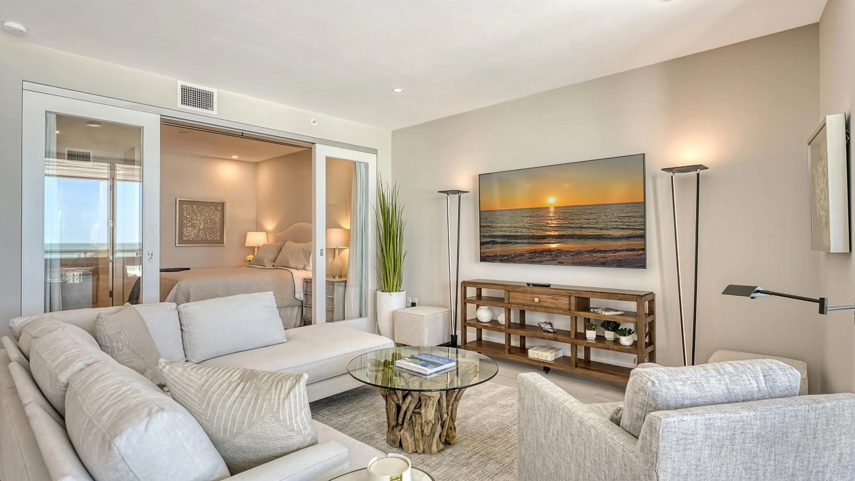 Living room in Ten35 Seaside Rentals