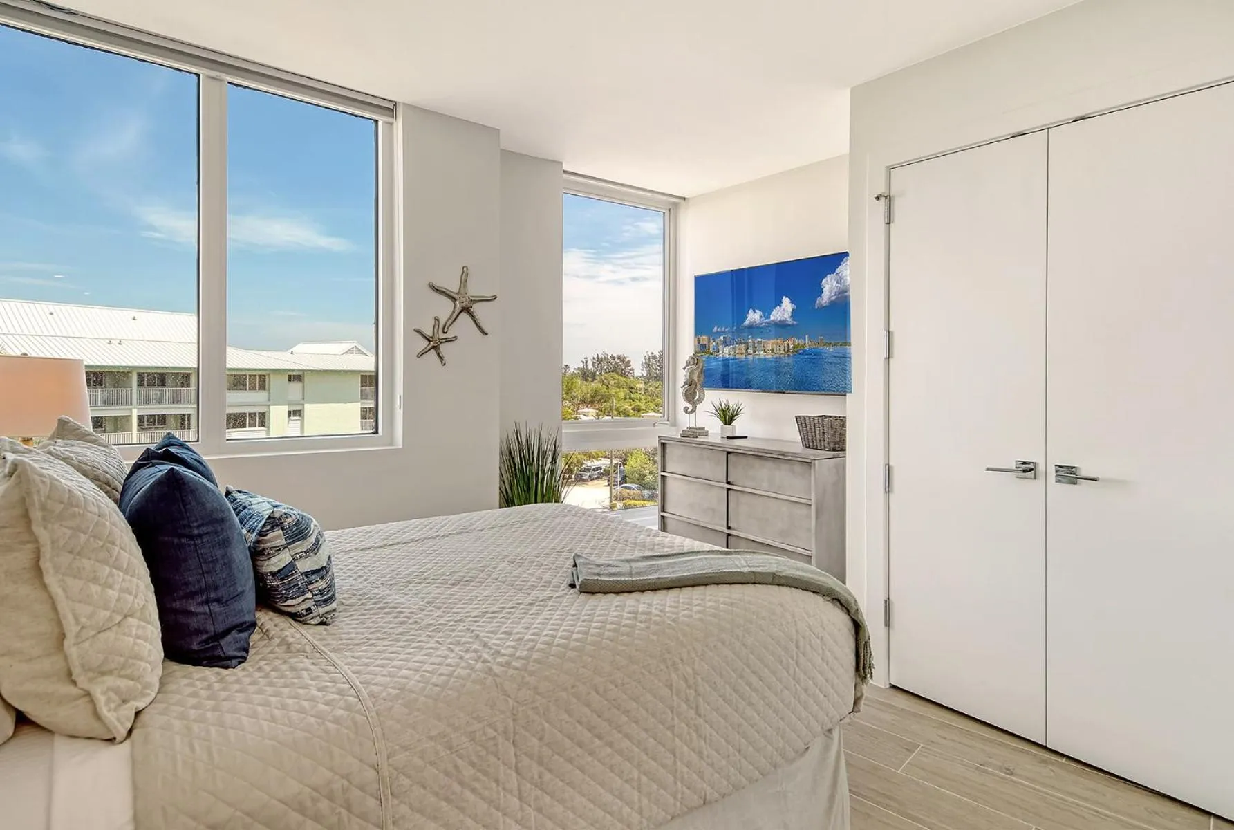 Bed in Ten35 Seaside Rentals