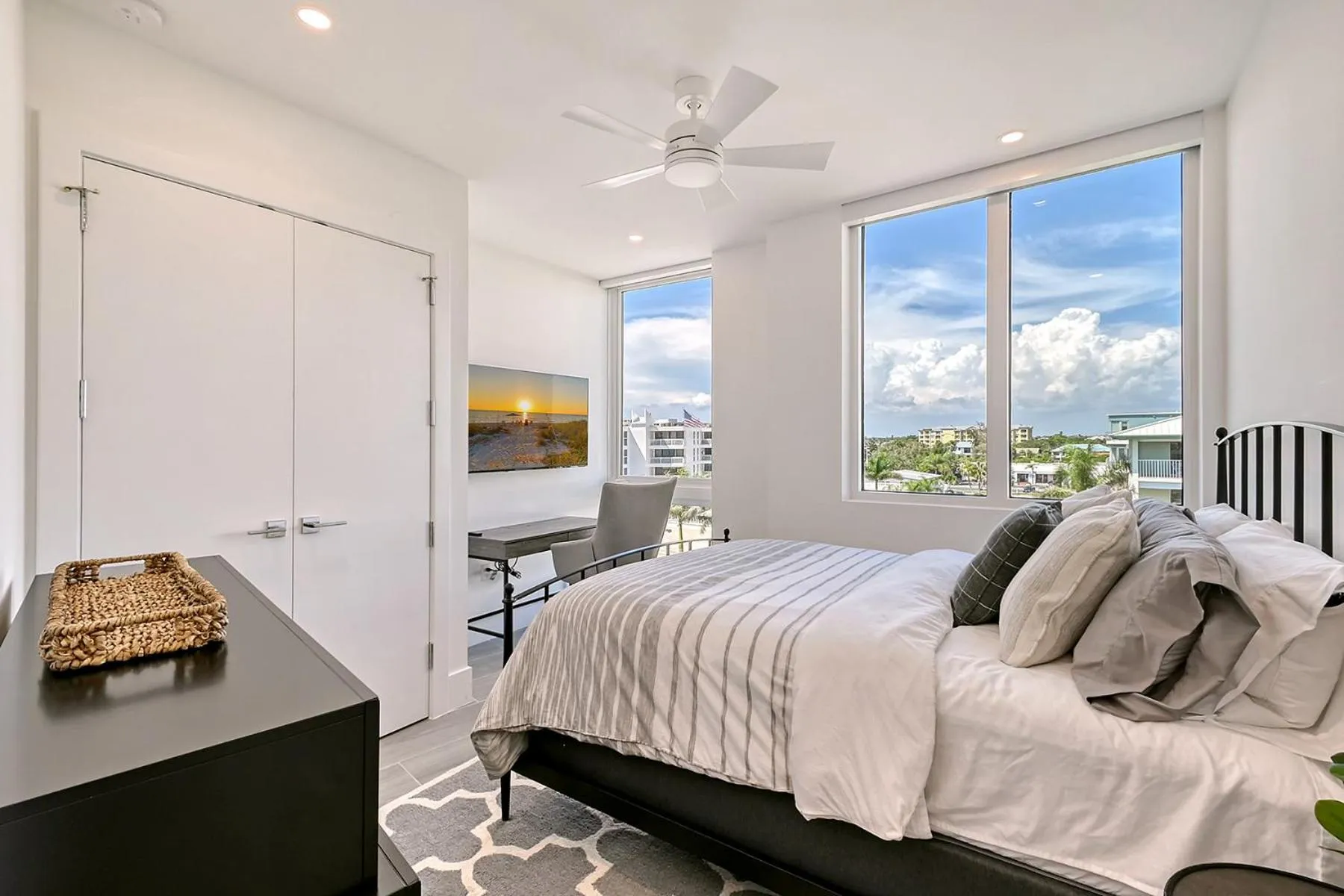 Bed in Ten35 Seaside Rentals