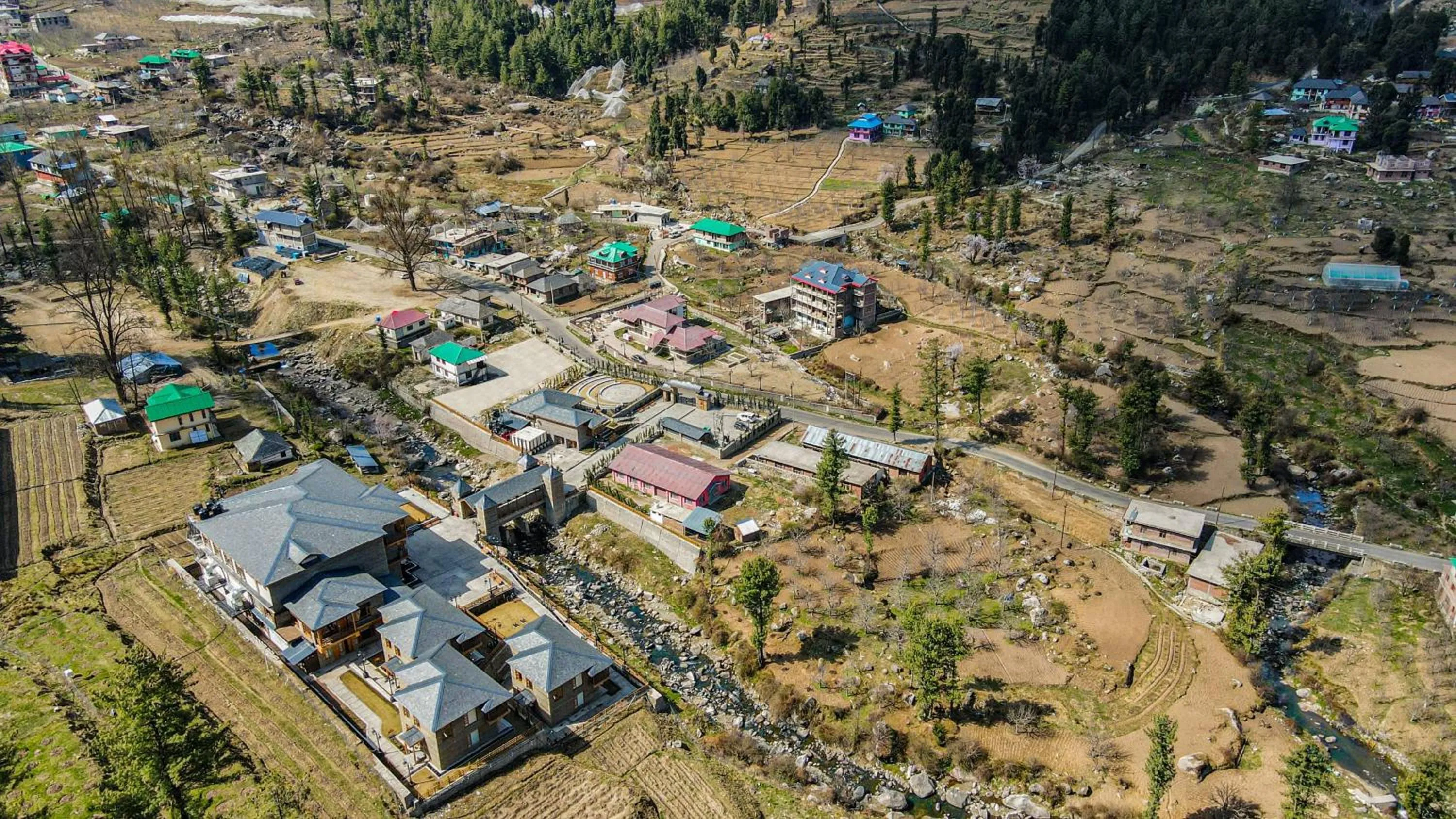 Bird's eye view in Club Mahindra Janjehli