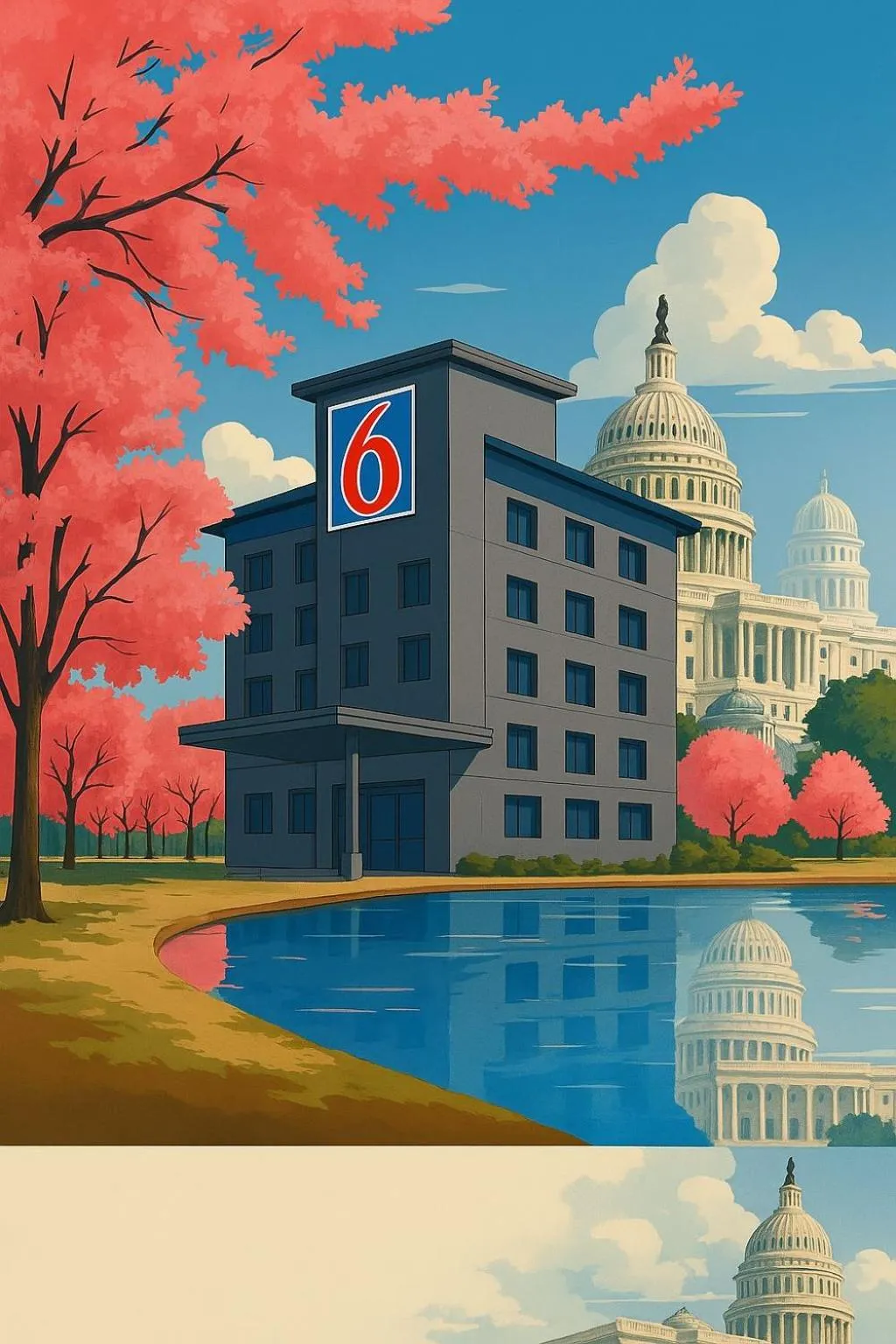 Property building in Studio 6 Springfield VA Washington DC Southwest