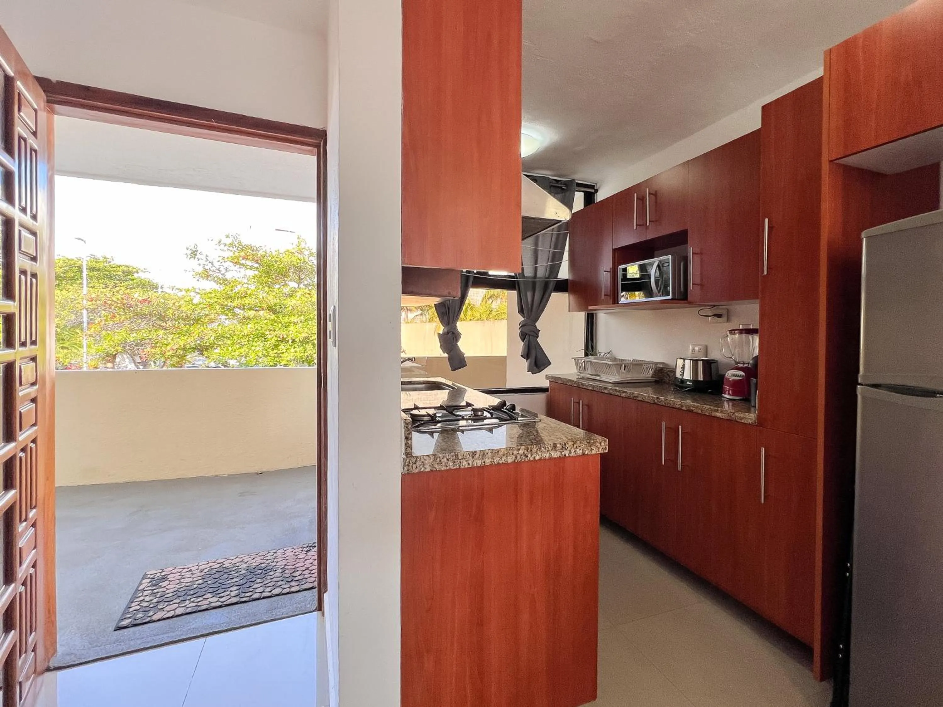 Kitchen or kitchenette in Bello Mar de Cancun, Beautiful 2Br 2Ba Condo overlooking beach spectacular view!